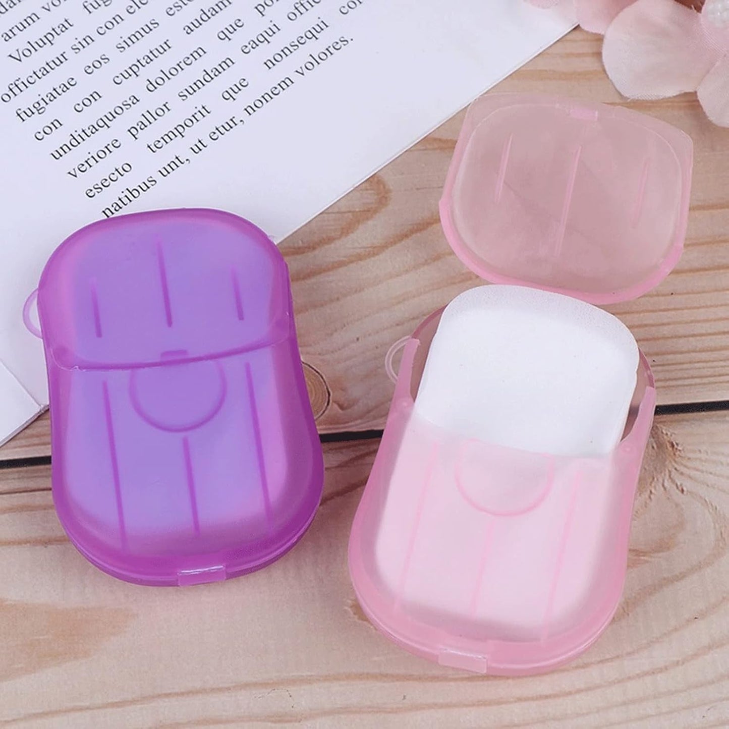 best travel soap paper pack in India, paper soap for students and travelers, pocket paper soap for everyday carry