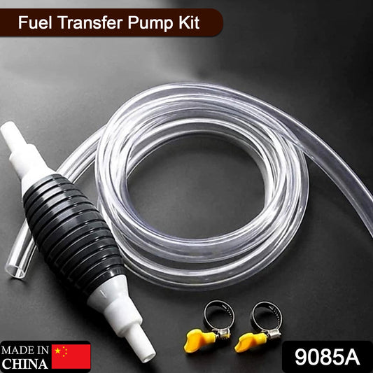 fuel transfer pump, hand siphon pump, petrol diesel oil pump, manual liquid transfer pump, portable fuel pump, emergency car fuel pump, siphon kit, rubber hand pump
