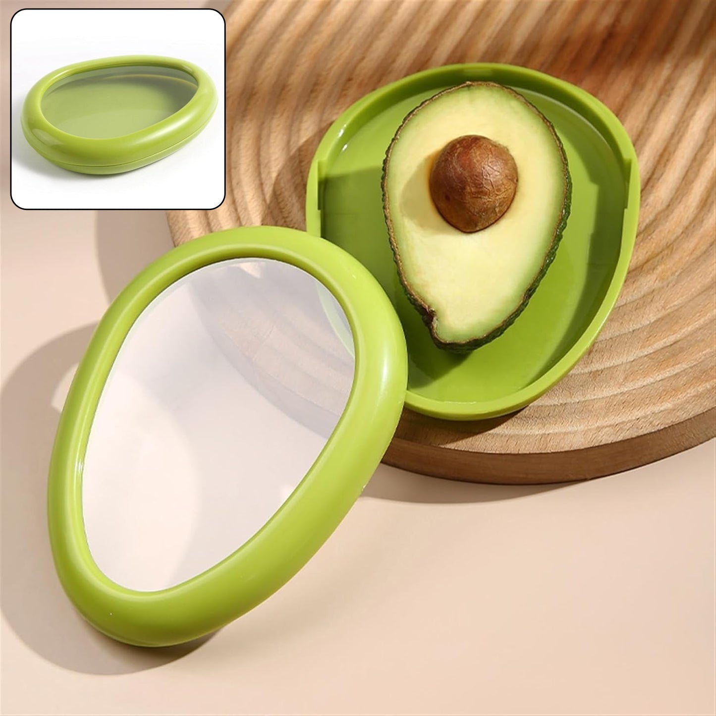 green oval vegetable container, premium fruits veggie saver box, fridge storage container oval shape, food‑grade fridge veggie keeper, reusable oval produce storage box