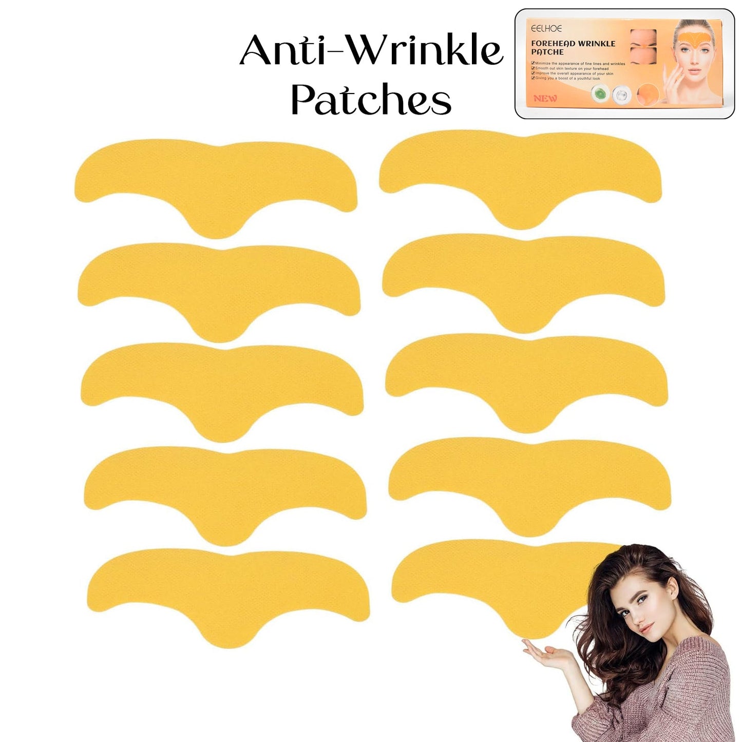 forehead wrinkle patch anti-aging solution, face wrinkle patch, forehead wrinkle patch,