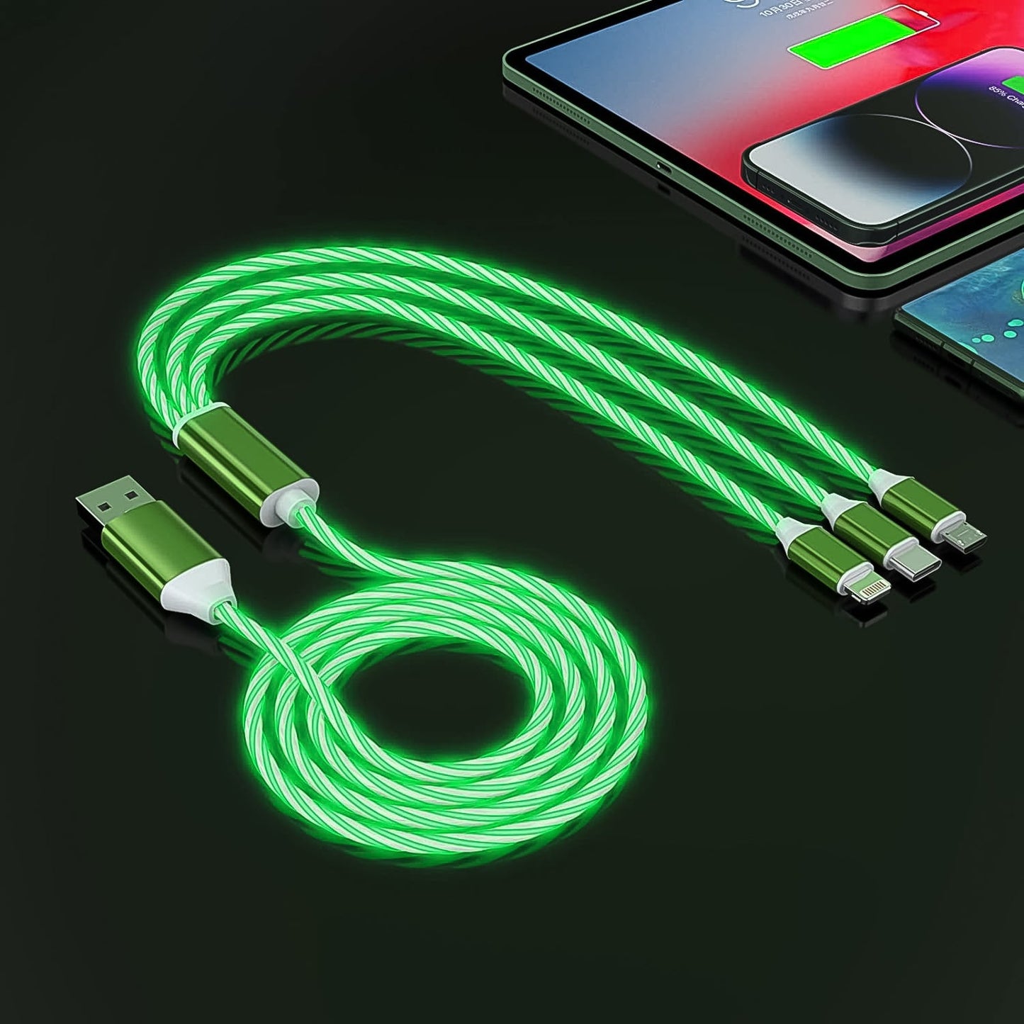 fast charging cable with Micro‑USB Lightning Type C India