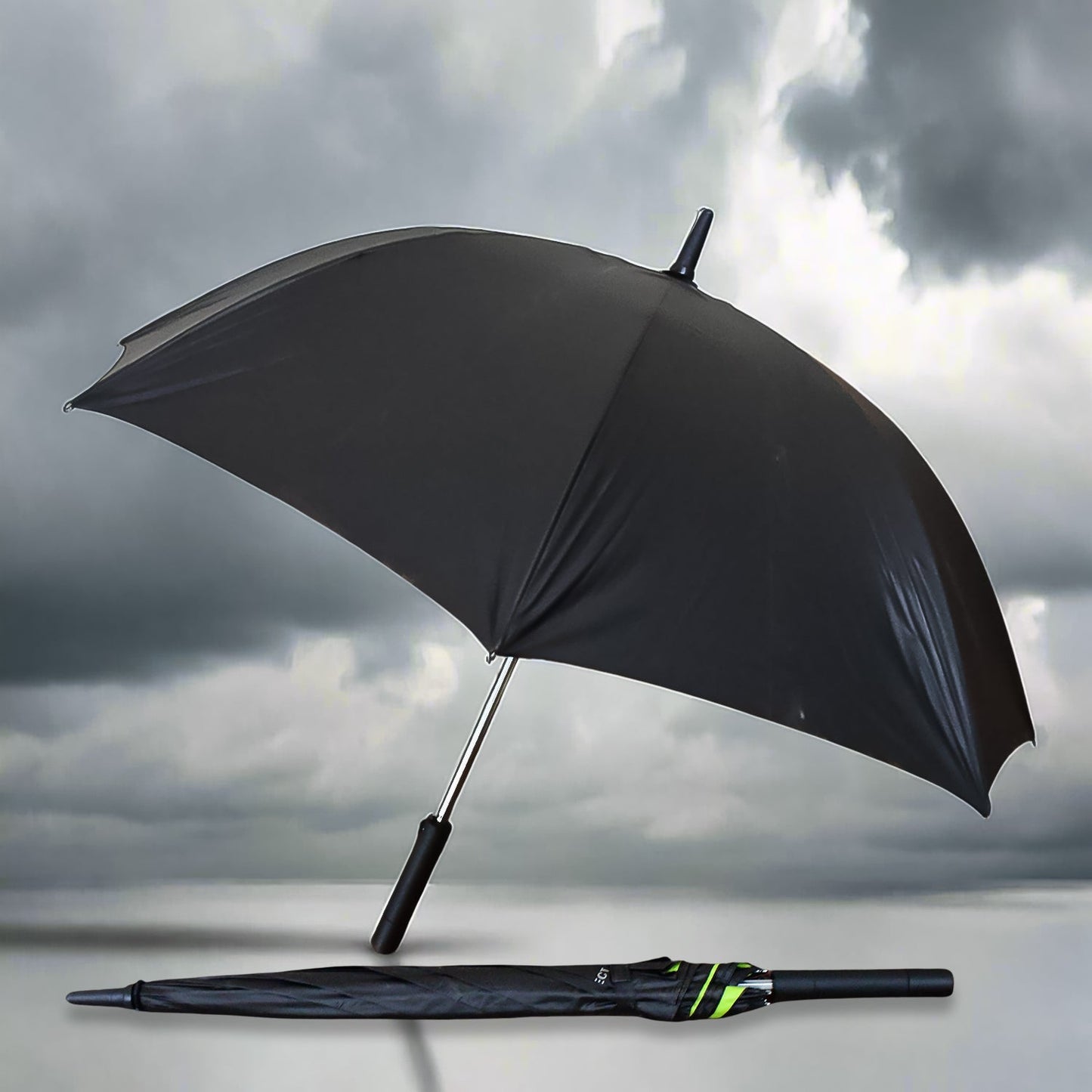 foldable portable fan umbrella for outdoor, umbrella with cooling fan & power bank compact
