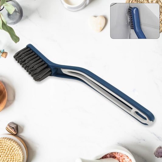 multifunctional 2‑in‑1 floor gap cleaning brush, V‑shape grout and edge scrubber brush, tile line crevice cleaning brush wiper combo, handheld grout scrubber for corners and edges, non‑scratch tile grout cleaning brush
