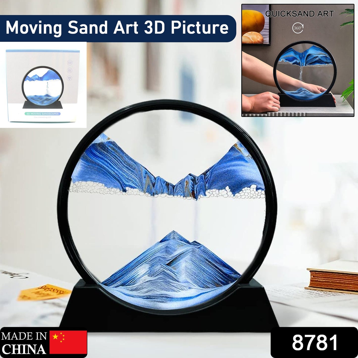moving sand art, 3D sand art, liquid motion art,