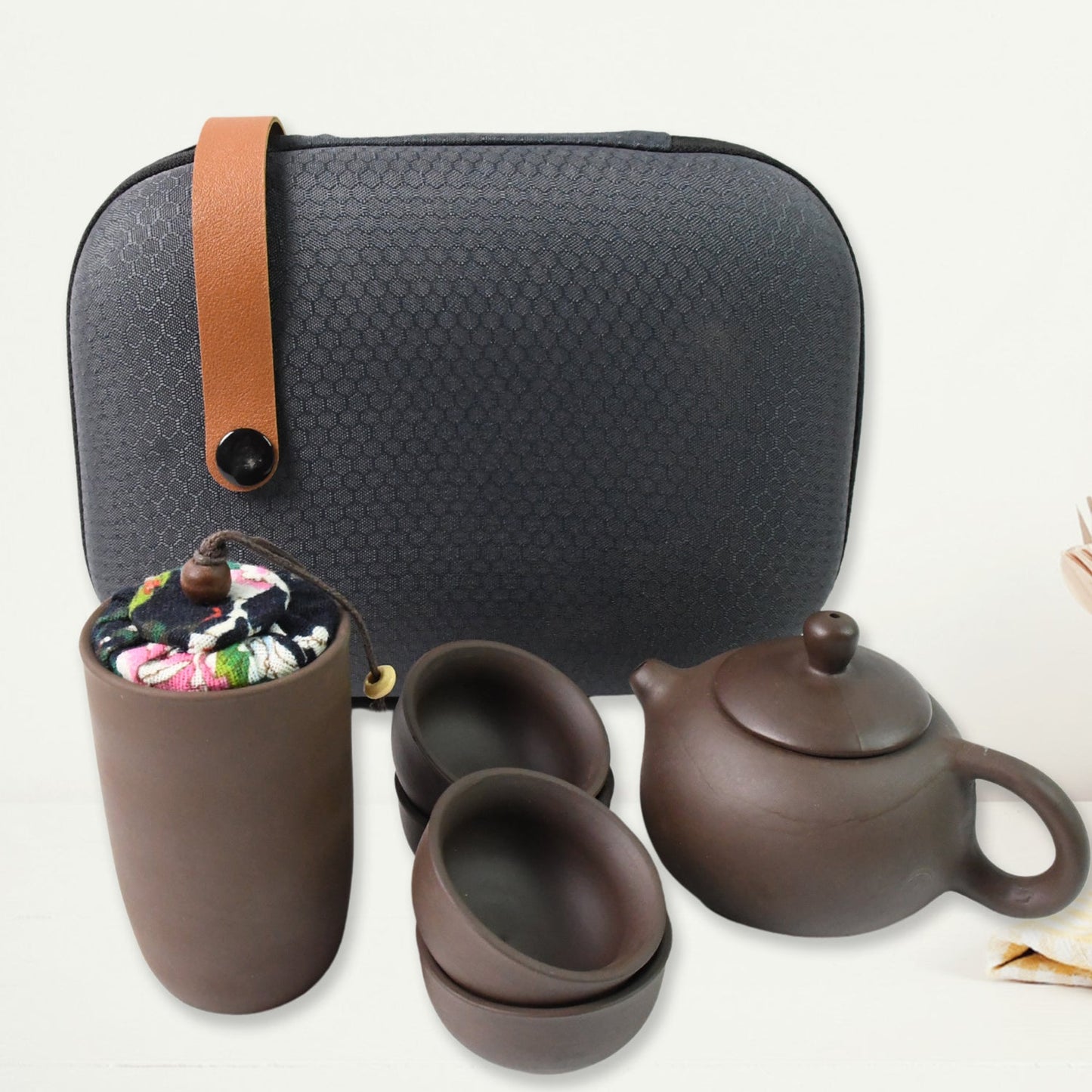 kung fu tea set, chinese tea set, ceramic tea set, portable tea set, traditional tea set, chinese tea set online, travel tea set, kung fu tea set with bag, ceramic teapot set, tea set for home use