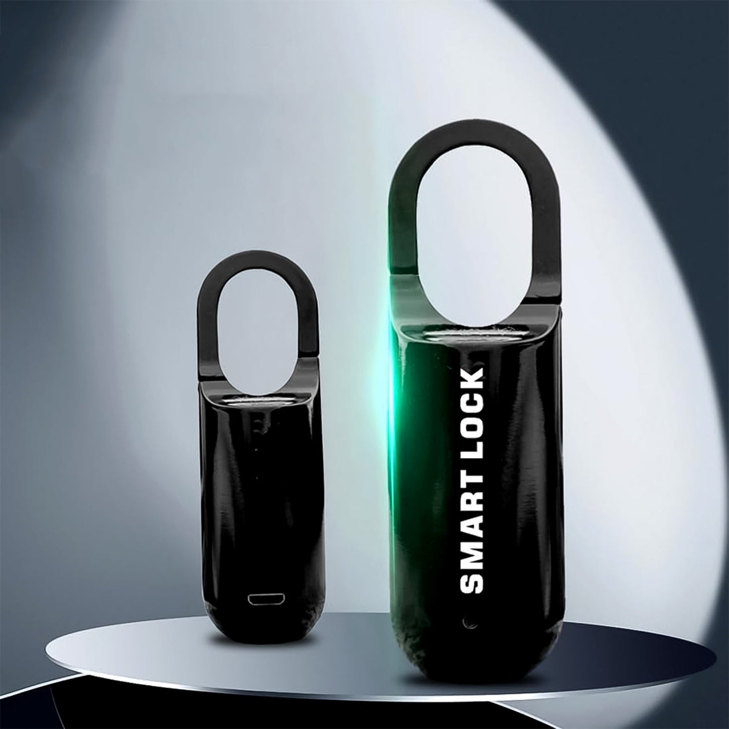 smart fingerprint lock for door bag and cabinet, anti-theft biometric padlock for smart storage,