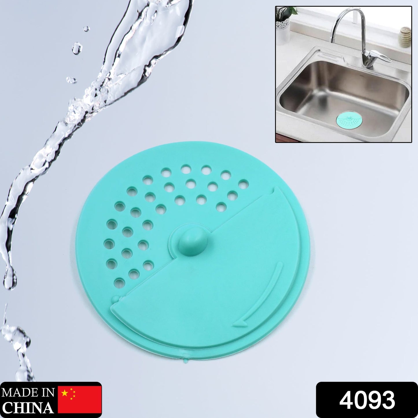 Rubber drain cover, round, anti-odor, suitable for floor and sink drains. round drain cover, rubber drain plug, anti-odor drain cover, hair catcher for shower, silicone sink filter, kitchen sink strainer, bathroom floor filter