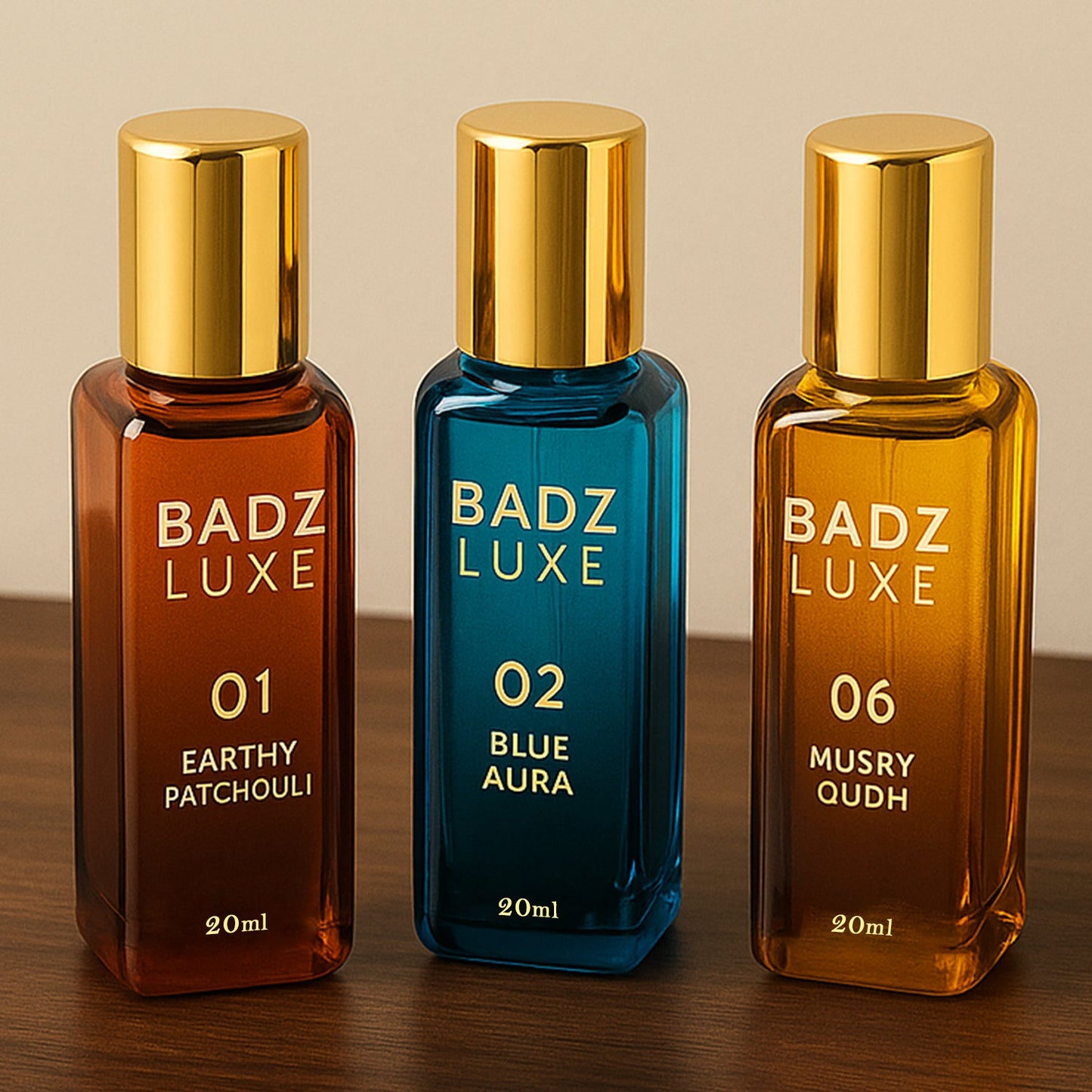 premium 3 piece perfume gift set for men and women, long lasting unisex fragrance bottles set, 20ml perfume trio gift pack with elegant packaging,