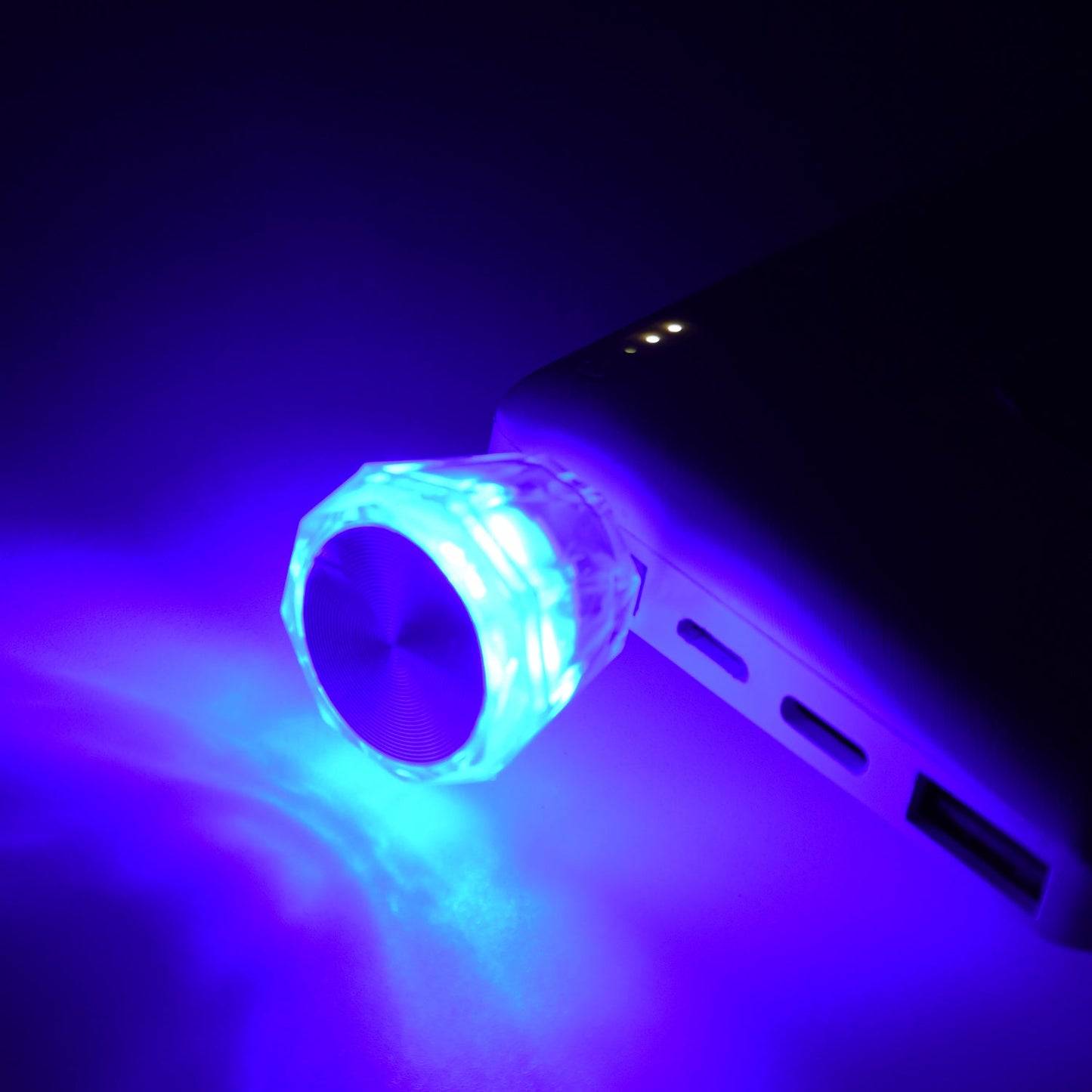 Mini USB LED light for car and home, diamond shape, mix color. mini USB LED light, diamond car LED light, white USB night lamp, car interior light, home decor USB lamp, portable USB LED light