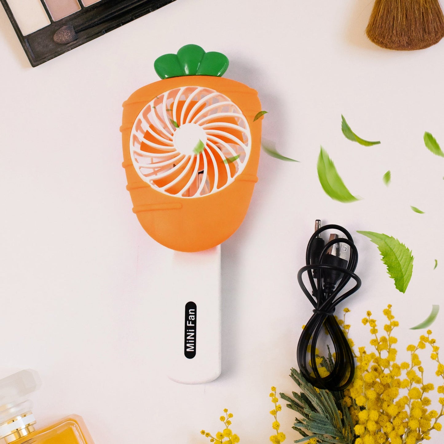 best rechargeable handheld mini fan for travel in India, foldable USB mini fan for outdoor and office use, portable cooling fan for summer heat relief, small battery-operated USB fan for kids, compact mini fan for personal use in hot weather,
