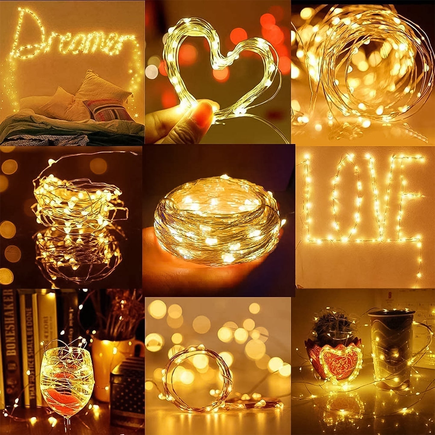 LED party decor lights, string lights for balcony, Diwali lights battery operated, LED lights for wedding stage, mini LED lights pack