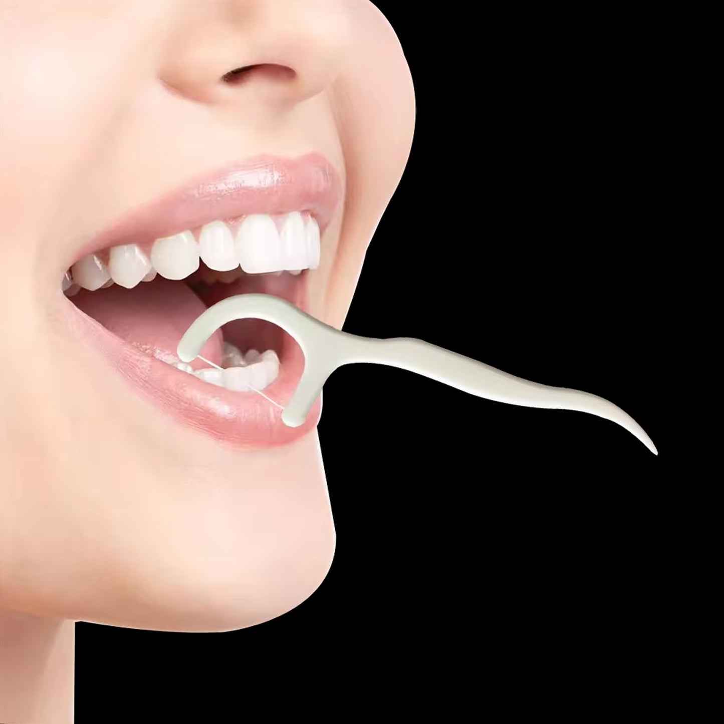 dental floss picks, floss toothpick sticks, 2‑in‑1 floss picks, portable flossers, disposable floss picks, oral care floss sticks, travel floss picks