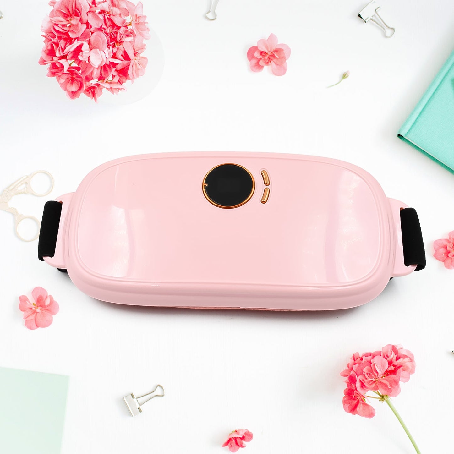 USB heating pad, menstrual pain relief belt, cramp relief massager, vibrating heating belt