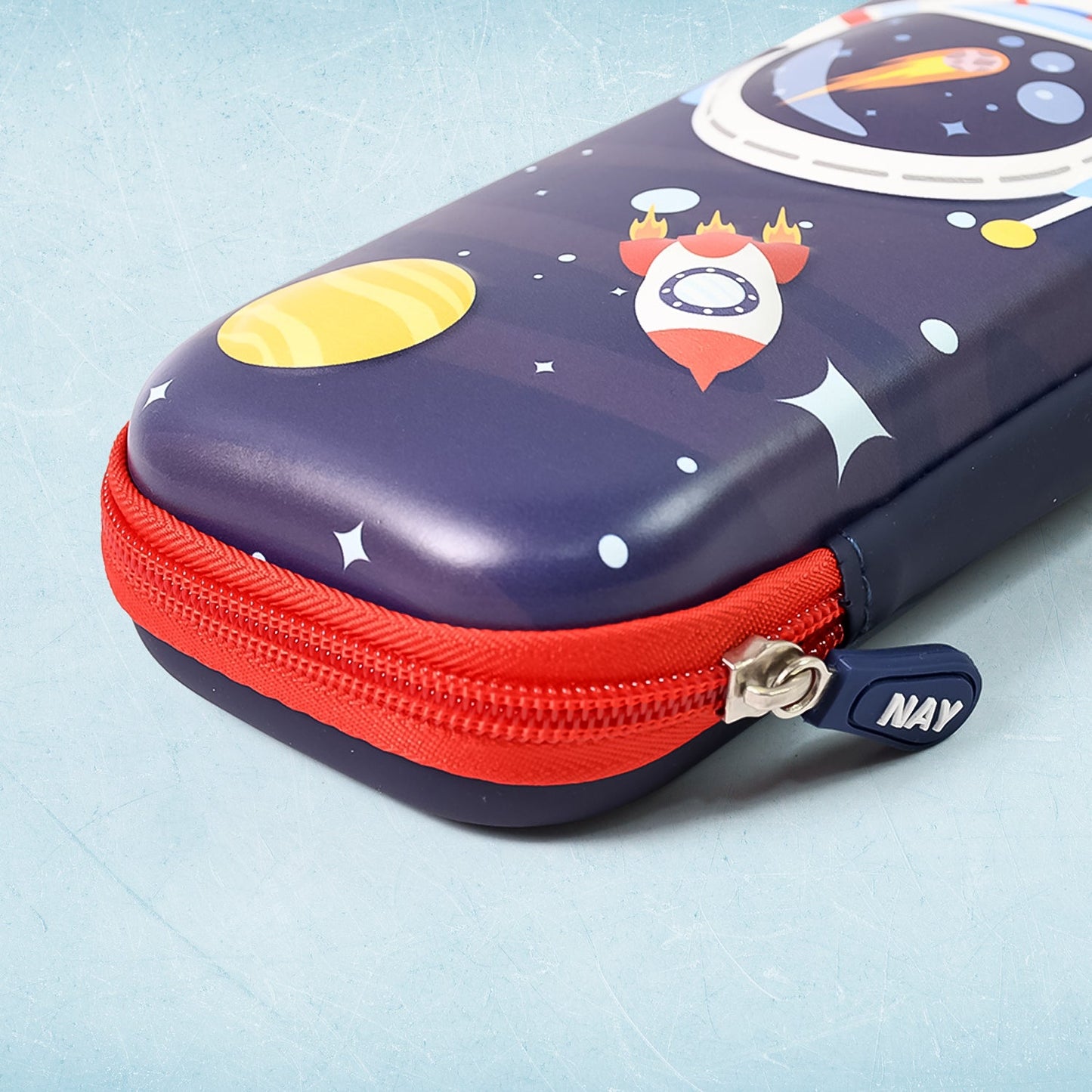 durable kids pencil box with cartoon design for school, school stationery organizer for boys and girls, colorful pencil box for children with mix patterns,