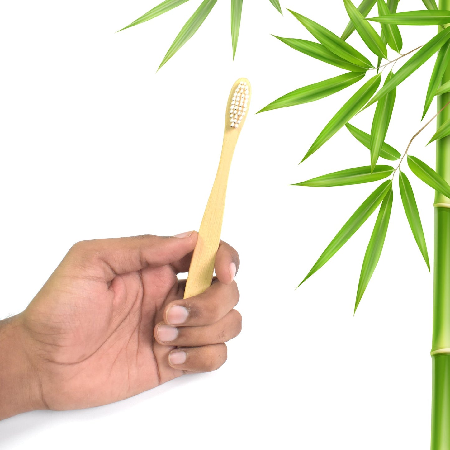 3 pc eco toothbrushes for daily oral care, plastic-free toothbrush option for Indian homes, stylish bamboo toothbrushes for men and women, environment-friendly toothbrush pack for family use