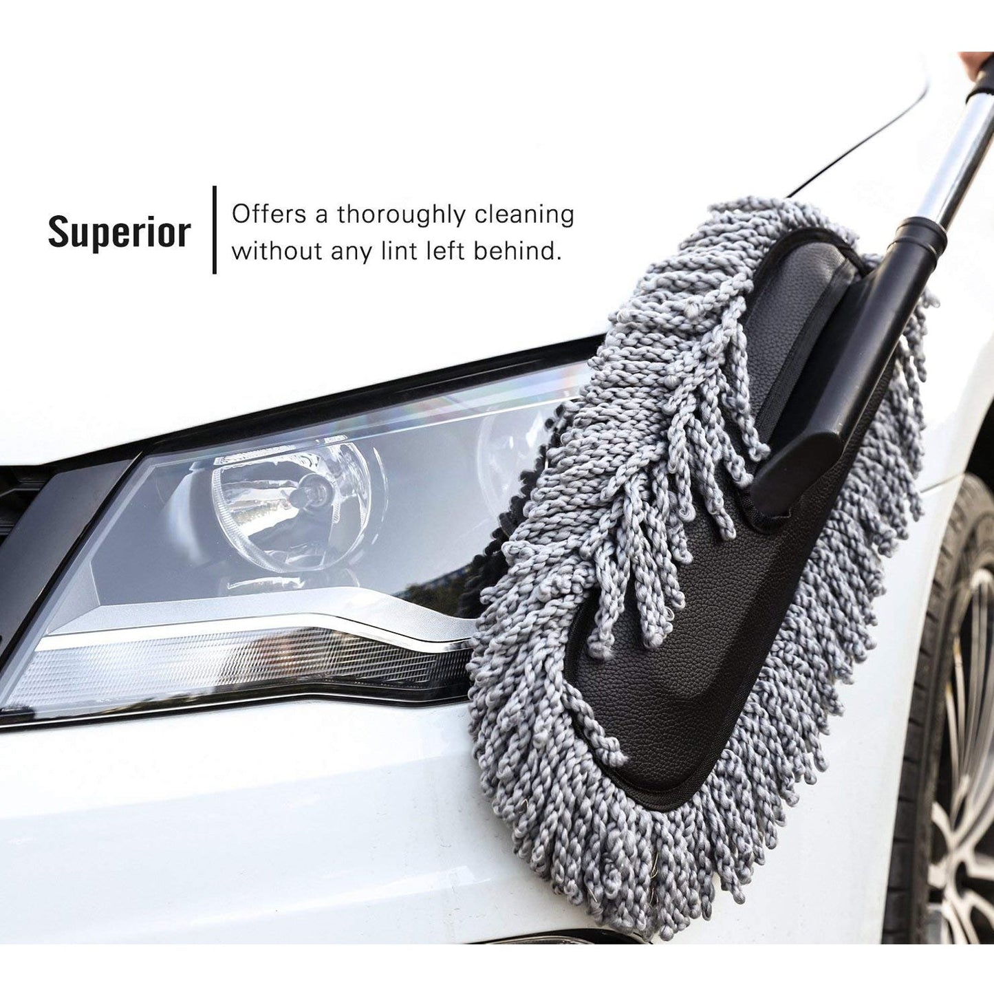 car duster, microfiber cleaning brush, car cleaning tool, long handle duster, multipurpose car brush, vehicle dust remover, interior cleaning brush
