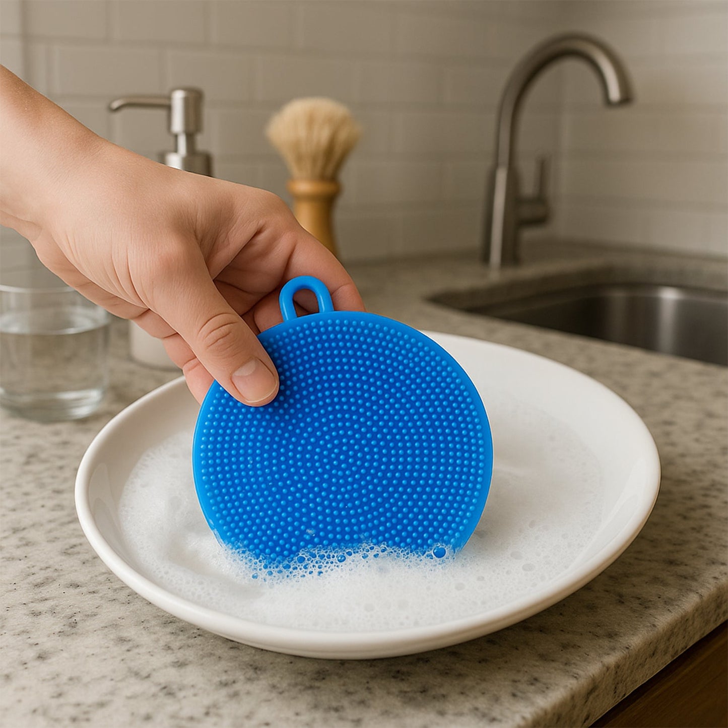silicone scrubber, dishwashing sponge, kitchen scrub pad, reusable sponge, silicone brush cleaner, non-scratch scrubber, body scrubber, pot holder silicone