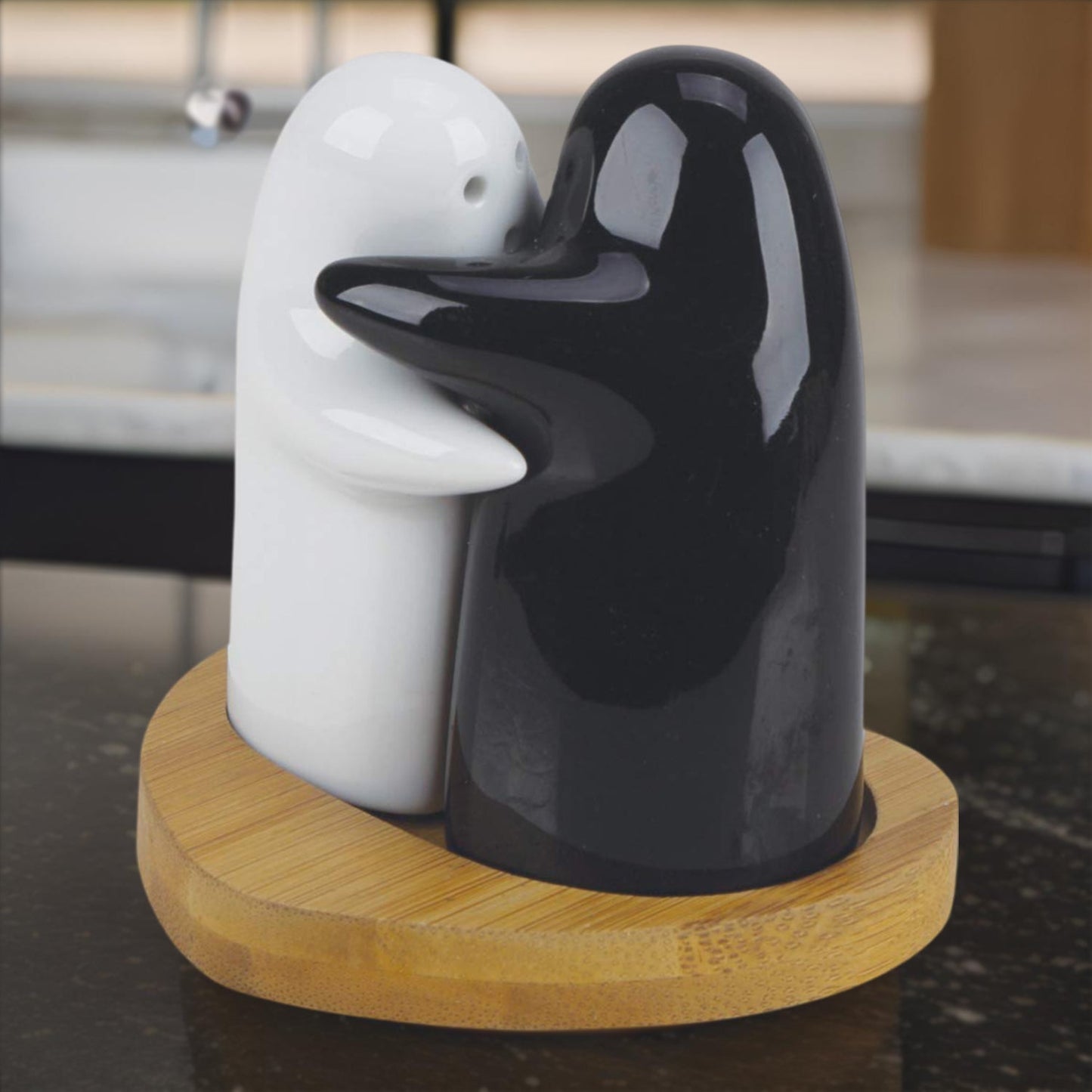 fun kitchen accessory for daily spice use, mini spice shakers with cute design, small salt and pepper container for home, plastic seasoning shaker duo set for gifting