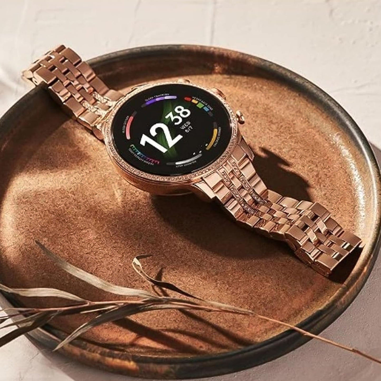 Bluetooth calling smartwatch under 2000, smartwatch with call and fitness tracking, diamond strap smartwatch for office and party wear, fashionable smartwatch for Android and iPhone, Gen 9 smartwatch with health monitoring