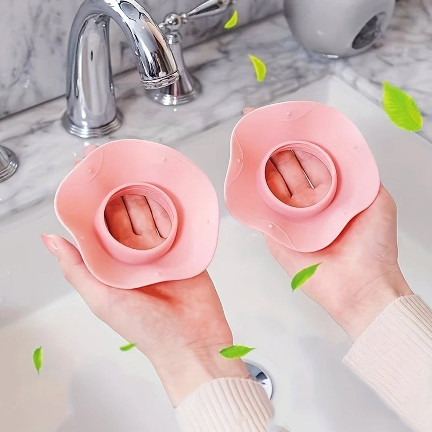 best silicone face-wash wrist bands no-drip set for skincare in India, waterproof anti-drip wristbands for mess-free face washing, 2 piece silicone wrist bands to prevent water dripping, reusable face wash wristbands for daily skincare routine,