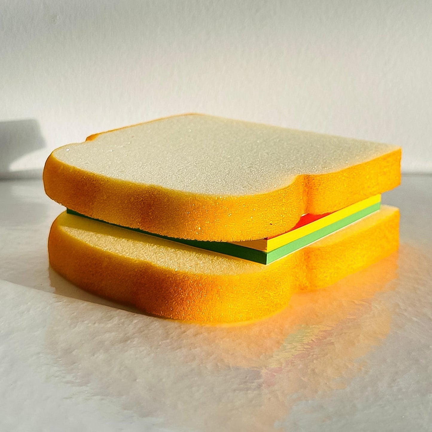 cute memo pad for study desk, novelty stationery India, sticky notes with food design, creative notepad for reminders,