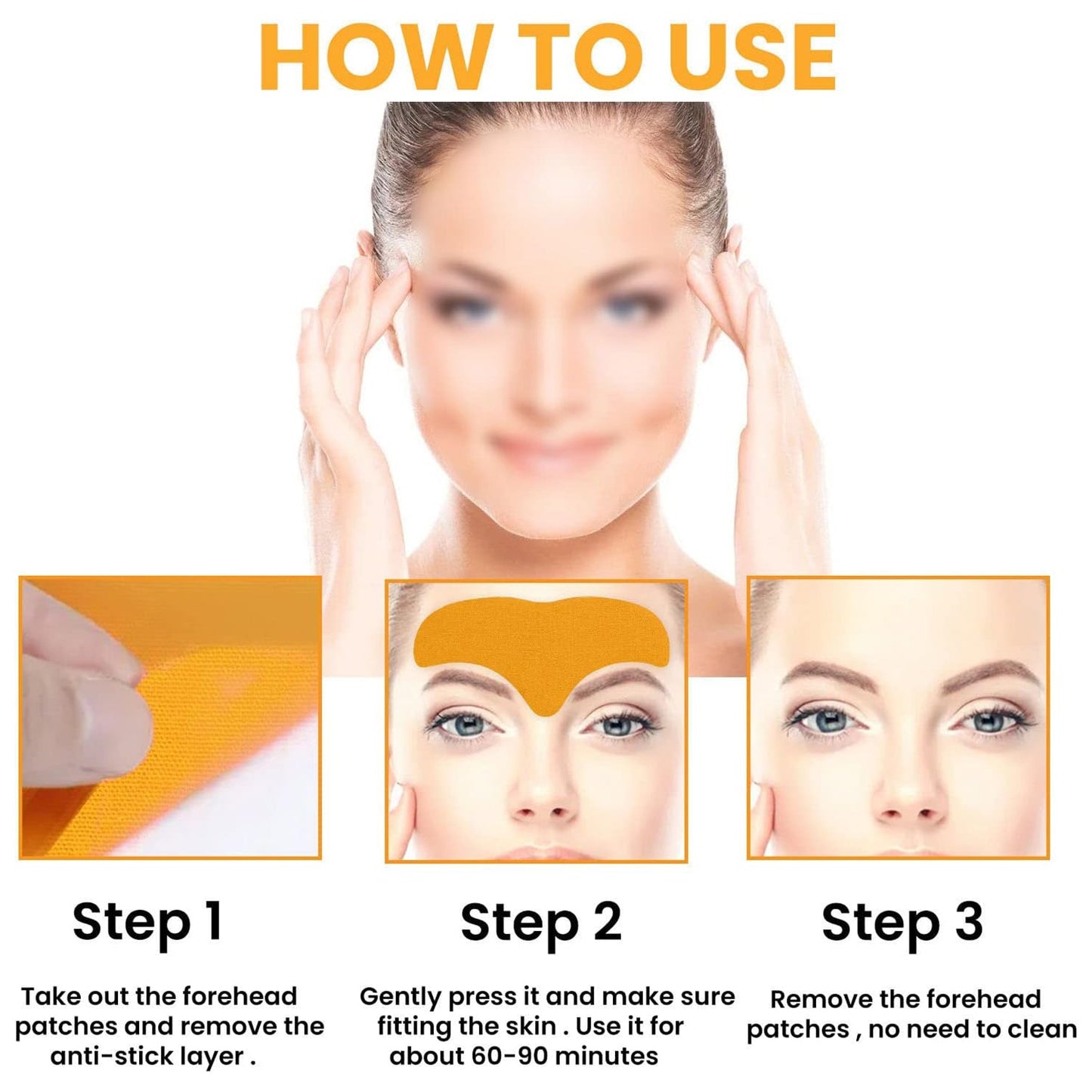 best anti-wrinkle silicone treatment for face, 20 piece wrinkle patch set for daily use, silicone wrinkle pads for forehead and under eyes, facial wrinkle patches for tightening and lifting skin,
