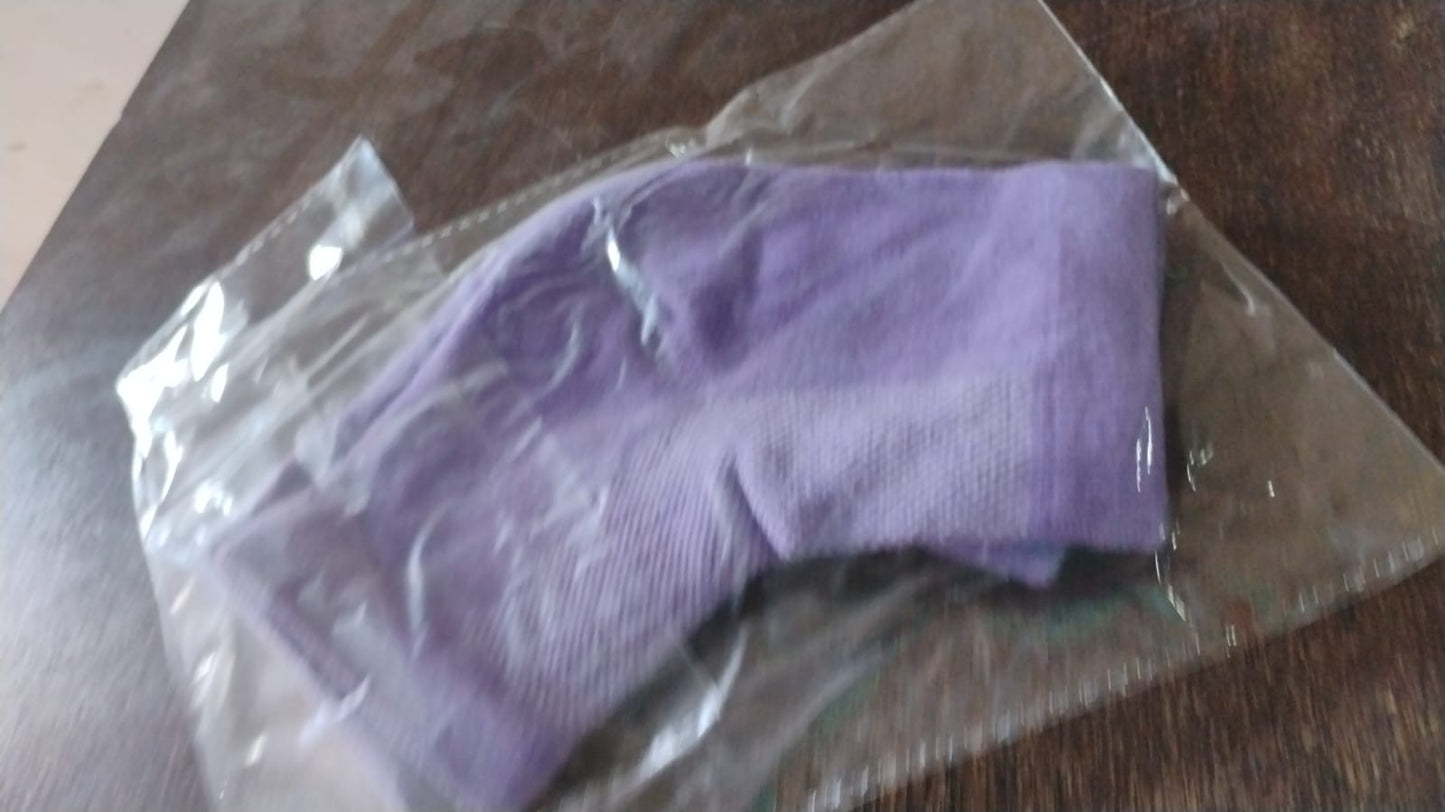 comfortable foot socks for heel healing treatment, reusable heel protector socks for home use, cotton and gel heel socks for nighttime moisturizing