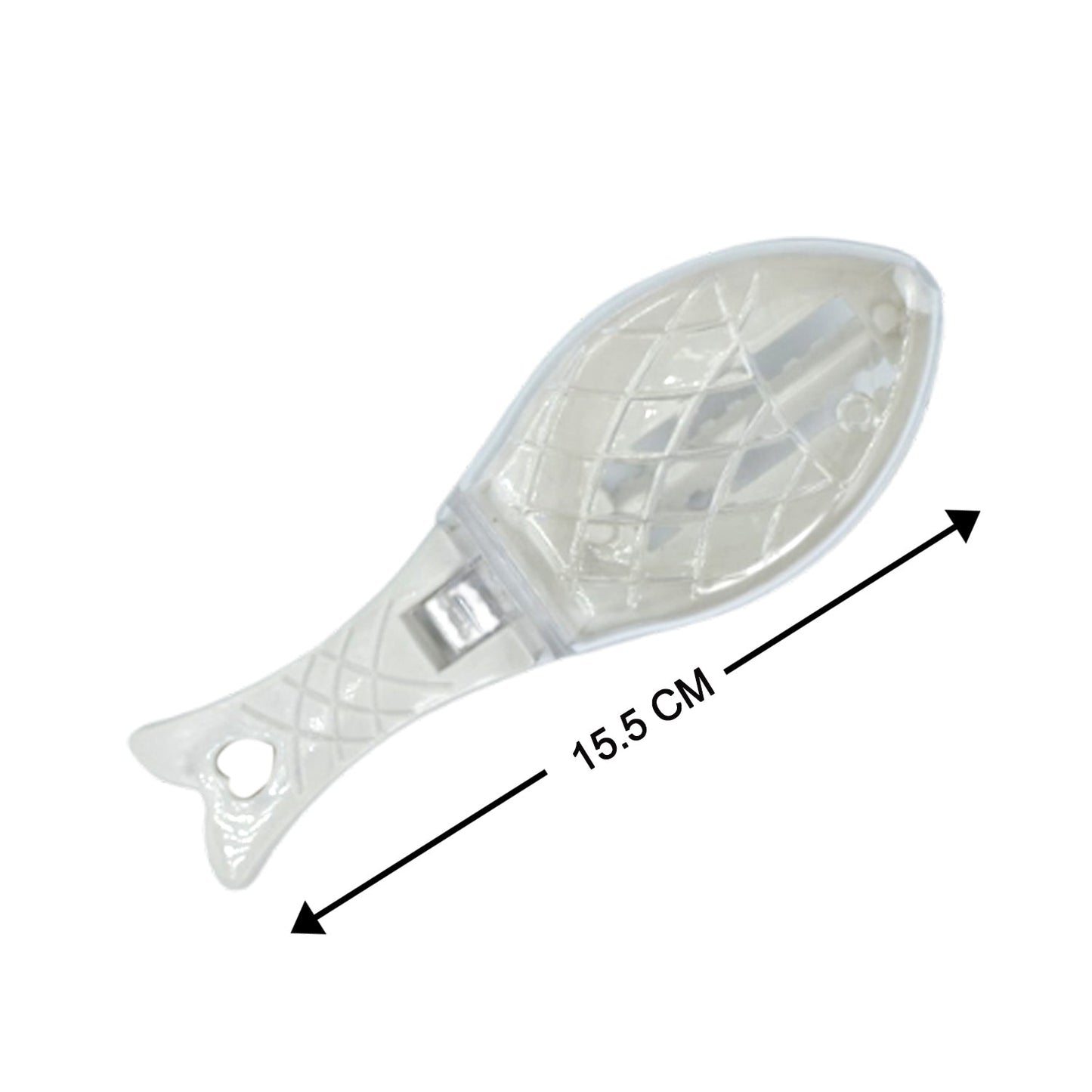 Handy scraper for removing fish scales effortlessly. fish scale scraper tool, fish descaler with lid, kitchen fish cleaning tool, fish scale remover scraper, plastic fish scaler, fish skin peeler, fish scale collector