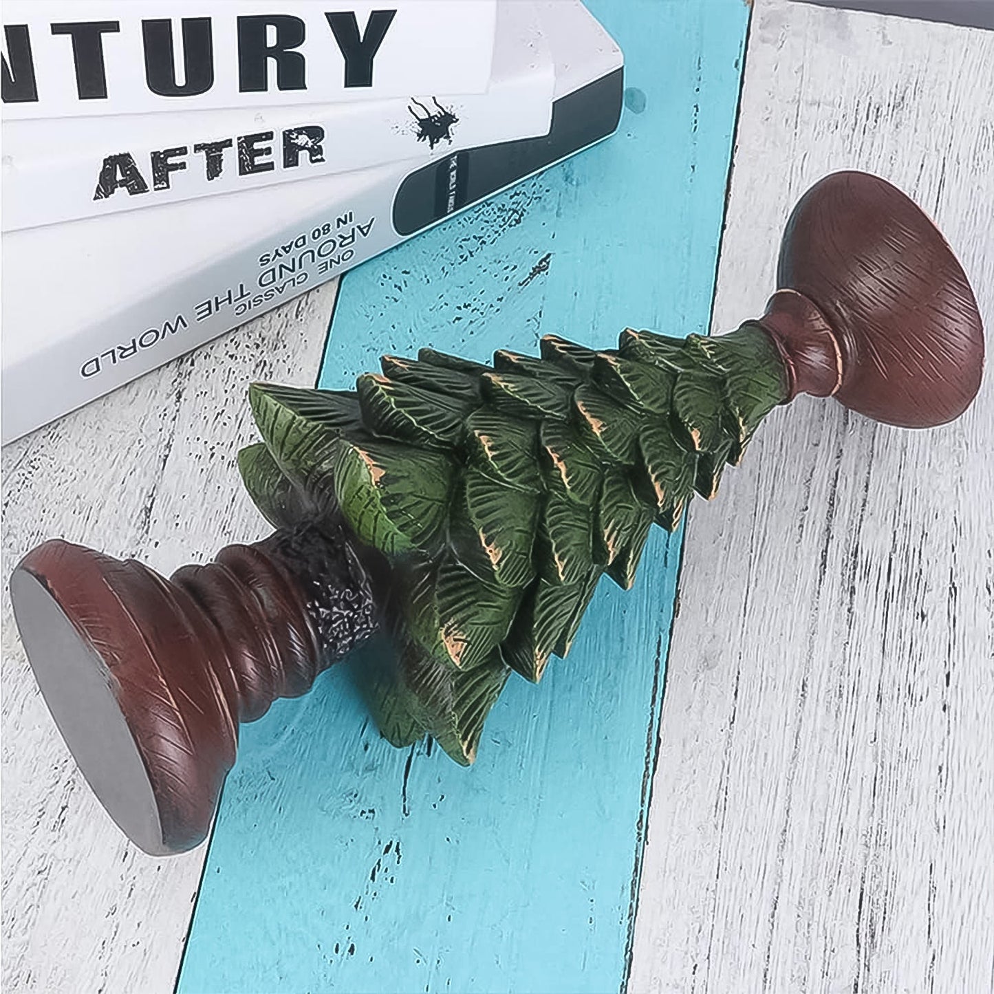 Christmas candle holder, Christmas tree candleholder, festive candlestick, decorative candle stand, holiday decor items, Christmas decoration for home, Xmas table decor, candlestick holder India, Christmas centrepiece India, candleholder for Christmas party
