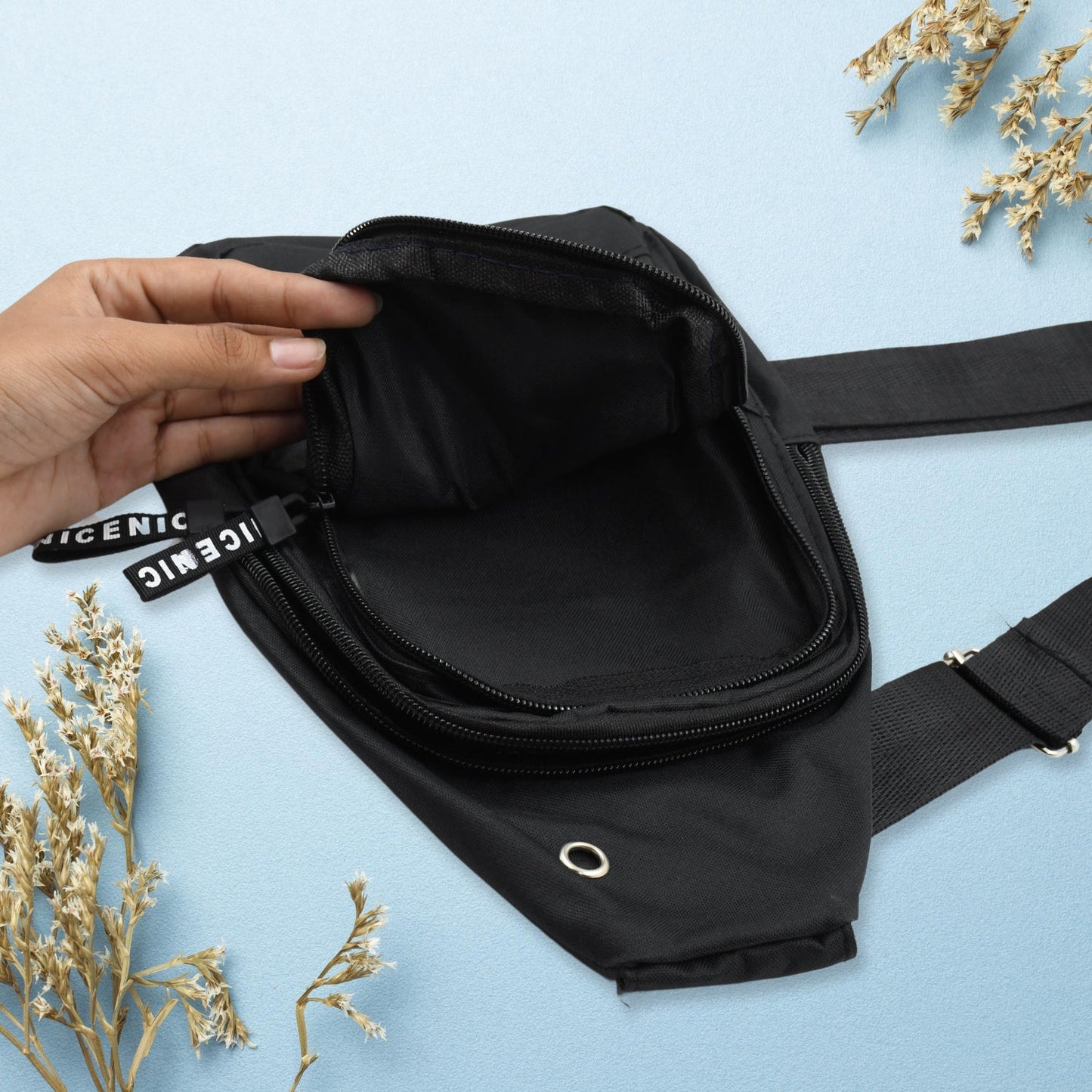 unisex waterproof travel pouch for daily use, multipurpose waist and chest bag for travel, compact waterproof crossbody bag for students