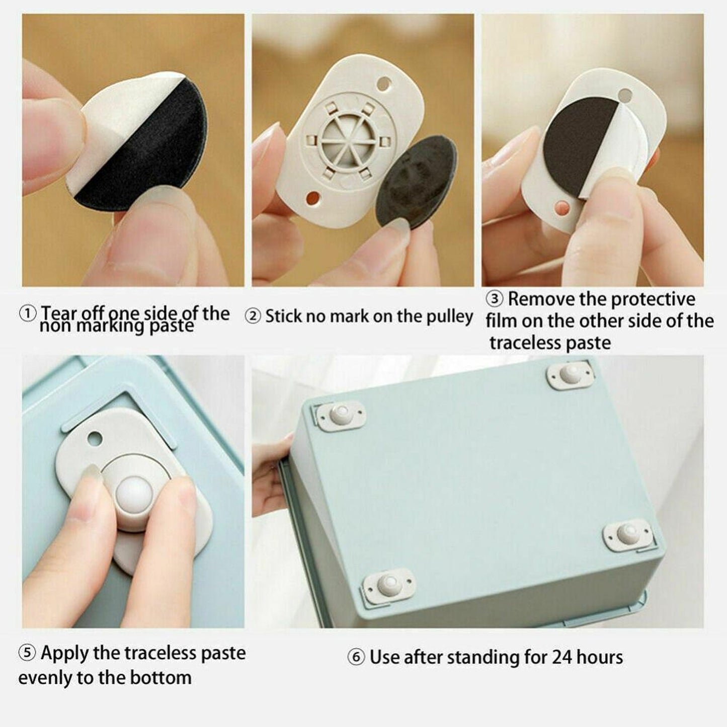Swivel casters with adhesive for small furniture. mini adhesive caster wheels, self-adhesive swivel wheels, storage box rollers, DIY caster wheels, furniture mini wheels, 360 rotation caster