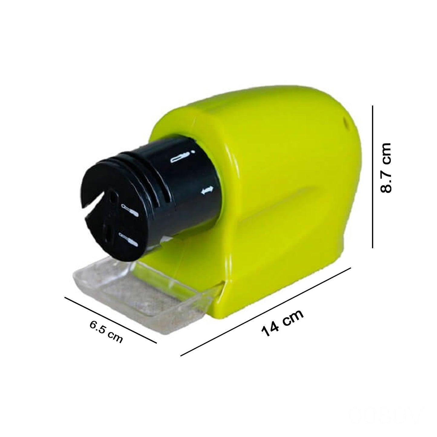 Cordless knife blade sharpener for easy sharpening, cordless knife sharpener, motorized blade sharpener, kitchen knife sharpener tool, portable sharpener for steel knives, electric knife sharpening tool