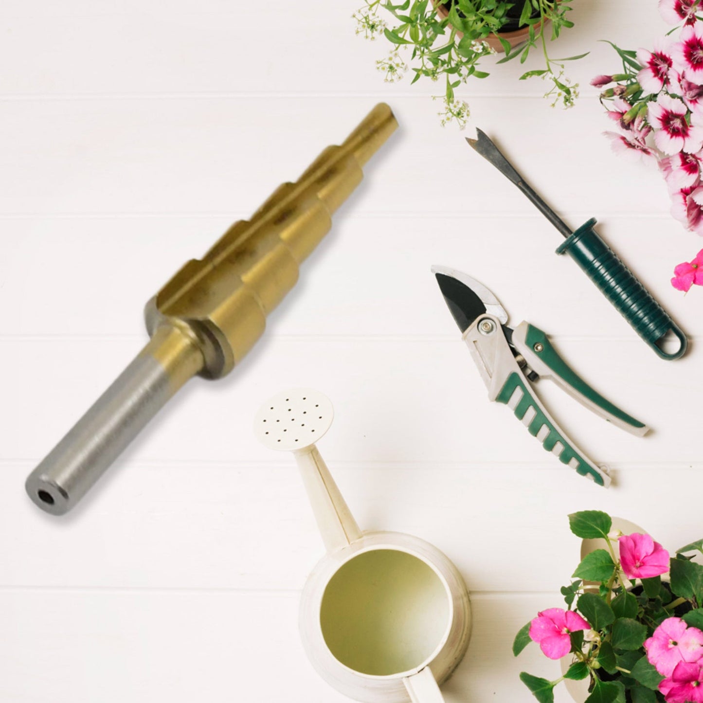 step drill bit, HSS drill bit, metal drill bit, cone drill bit, high-speed steel drill, tapered drill bit, sheet metal drill, DIY drill bit