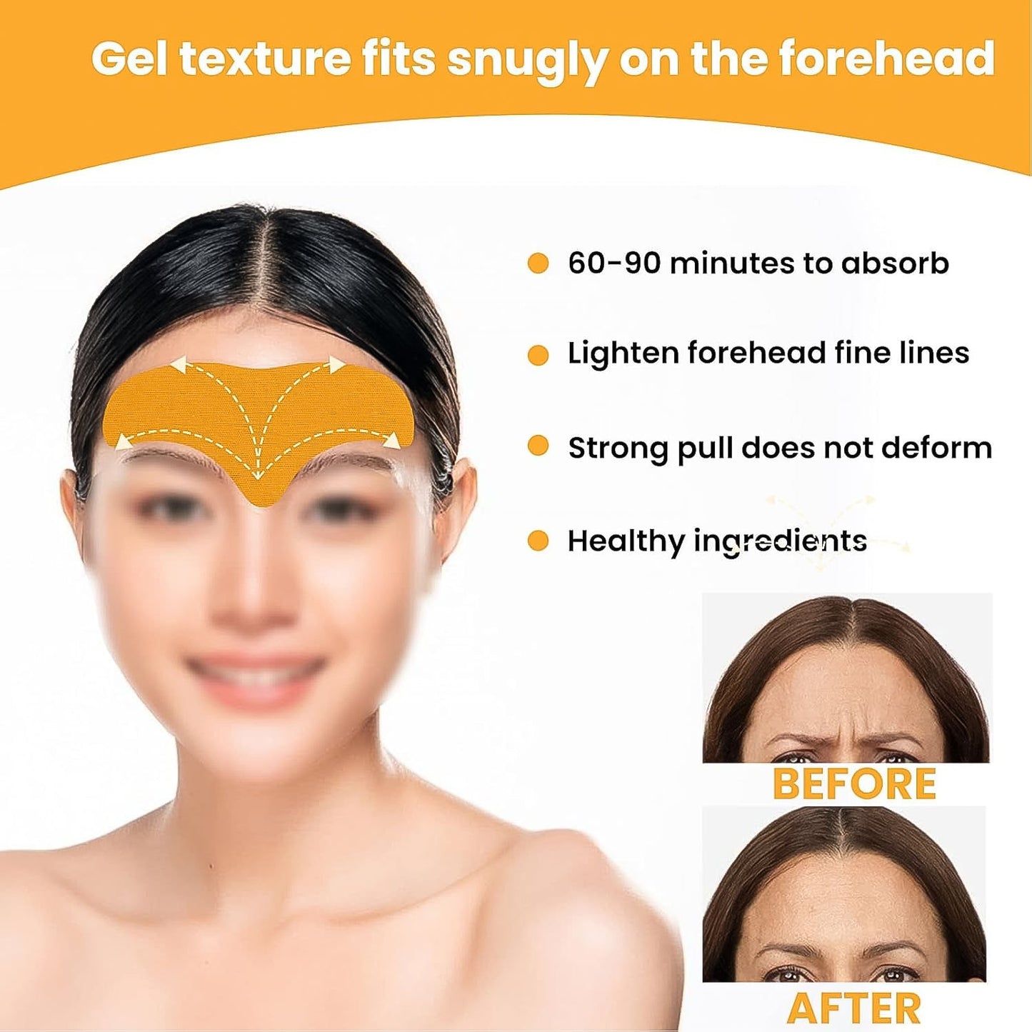 gentle skin-safe anti-aging patches, silicone patches to reduce wrinkles while sleeping, effective wrinkle removal treatment at home