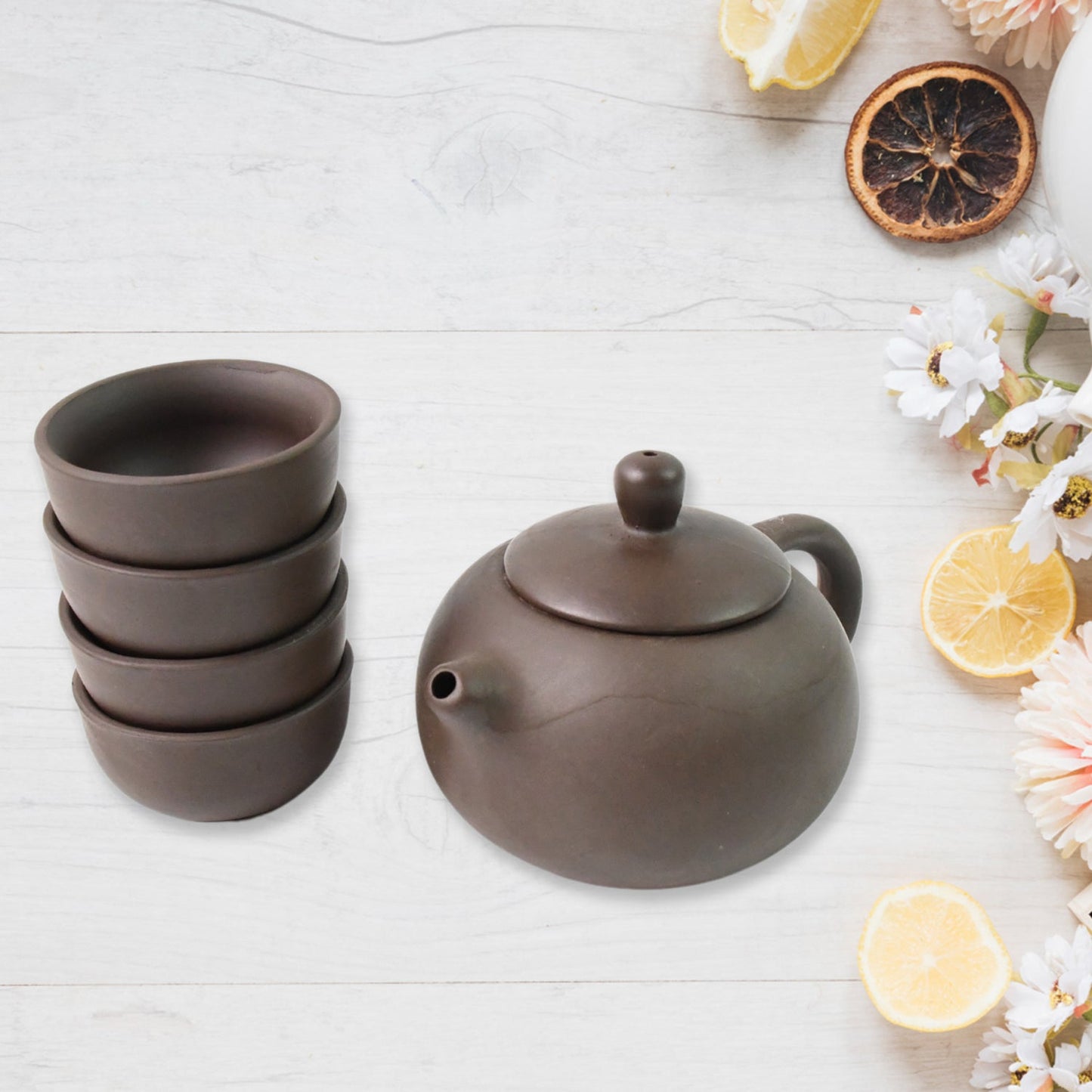 portable chinese tea set for picnics and meetings, premium kung fu tea set online India, reusable ceramic tea set with storage pouch