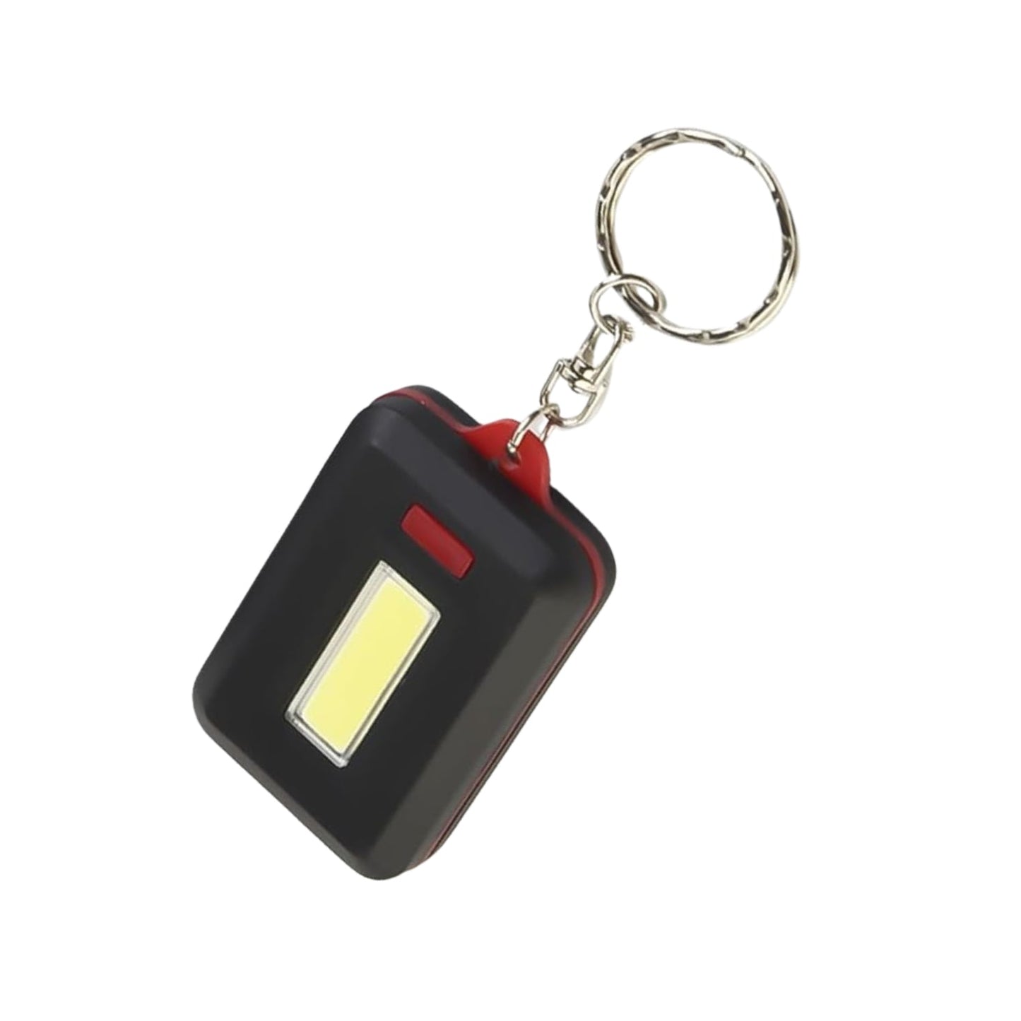 multipurpose LED keychain light with bright output, COB LED emergency light for kids and adults, travel-friendly flashlight keychain with clip and sticker, LED keychain light for home backup and power cuts, bright 3-mode COB light for utility and repair use