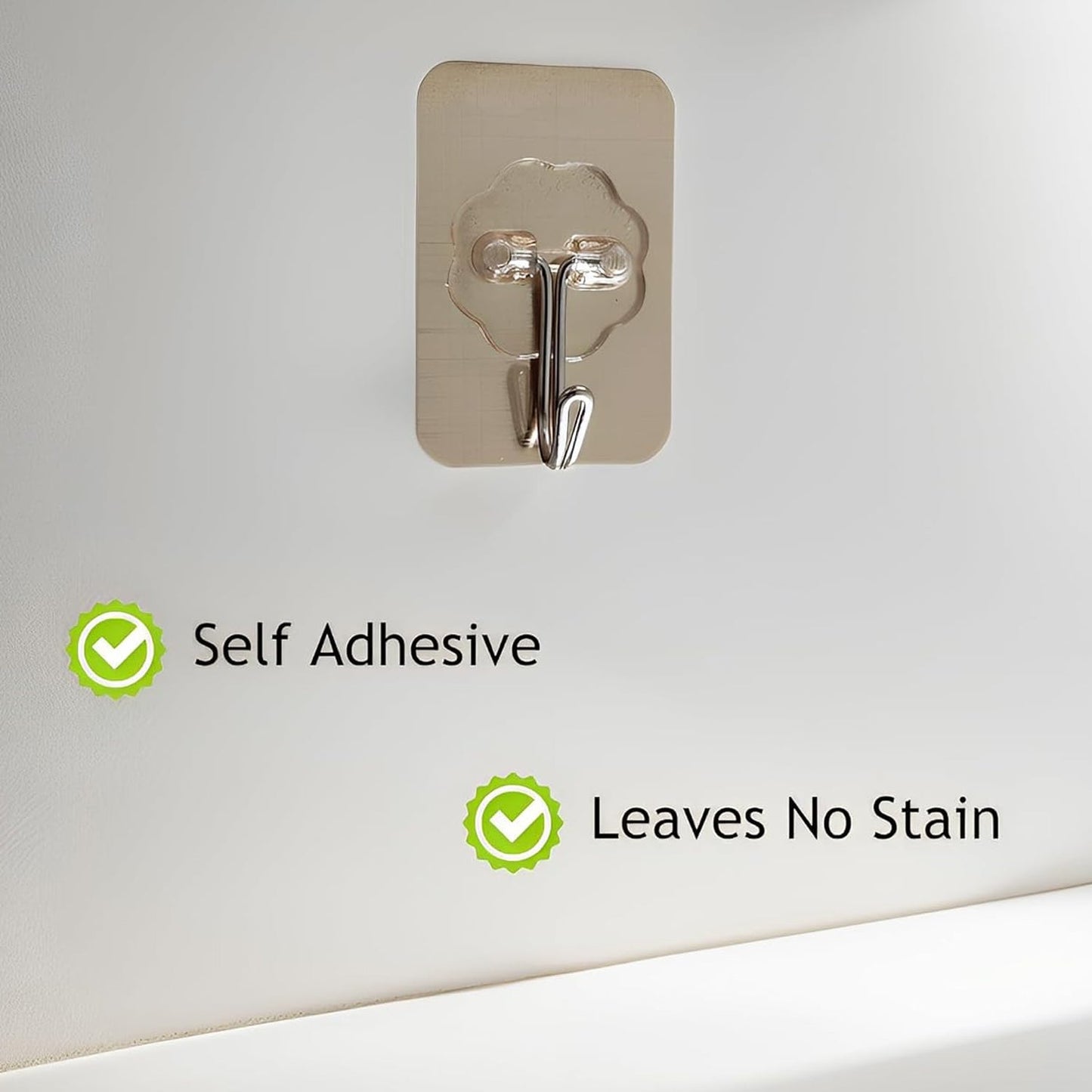 adhesive wall hooks, waterproof wall hooks, oil proof wall hooks, plastic hooks for wall, strong adhesive hooks, self adhesive hooks for bathroom, wall hanging hooks India, wall hooks for kitchen use, reusable wall hooks, plastic adhesive hooks India