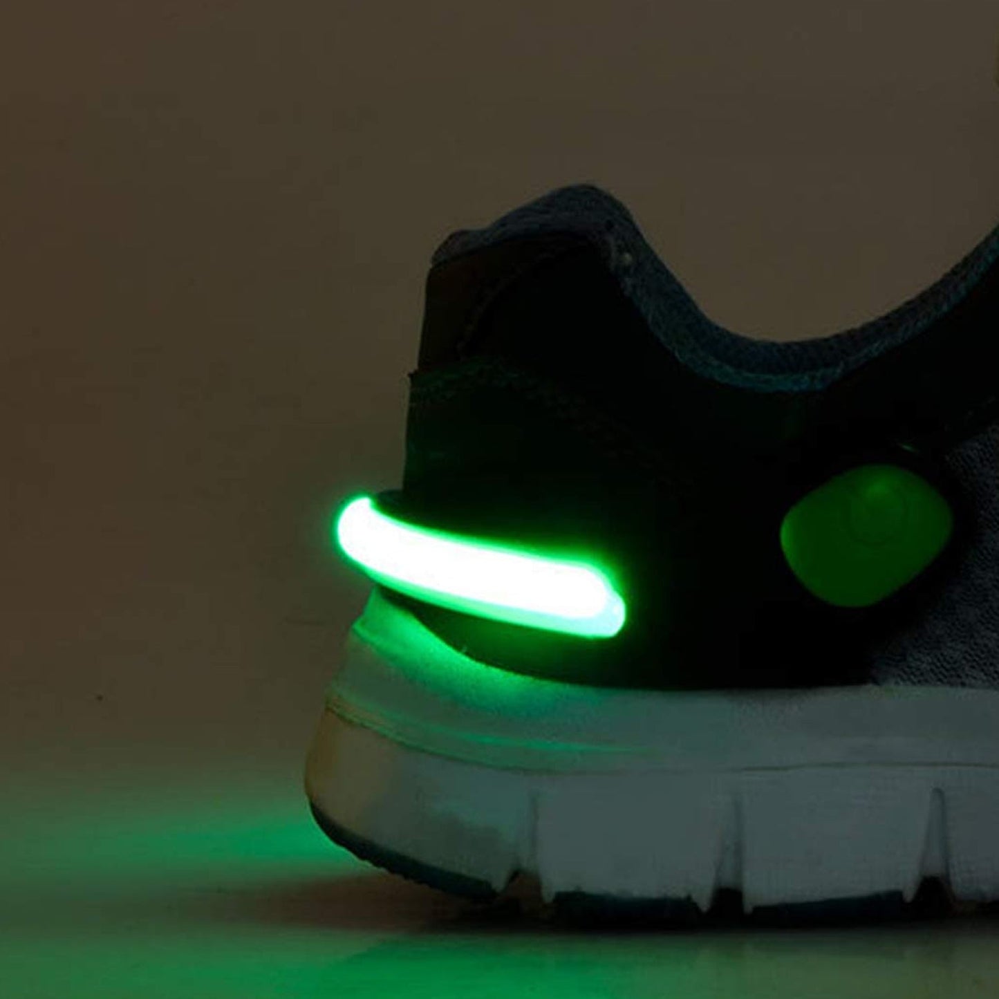 shoe safety lights for outdoor use, USB charging LED shoe clip, footwear lights for jogging at night,