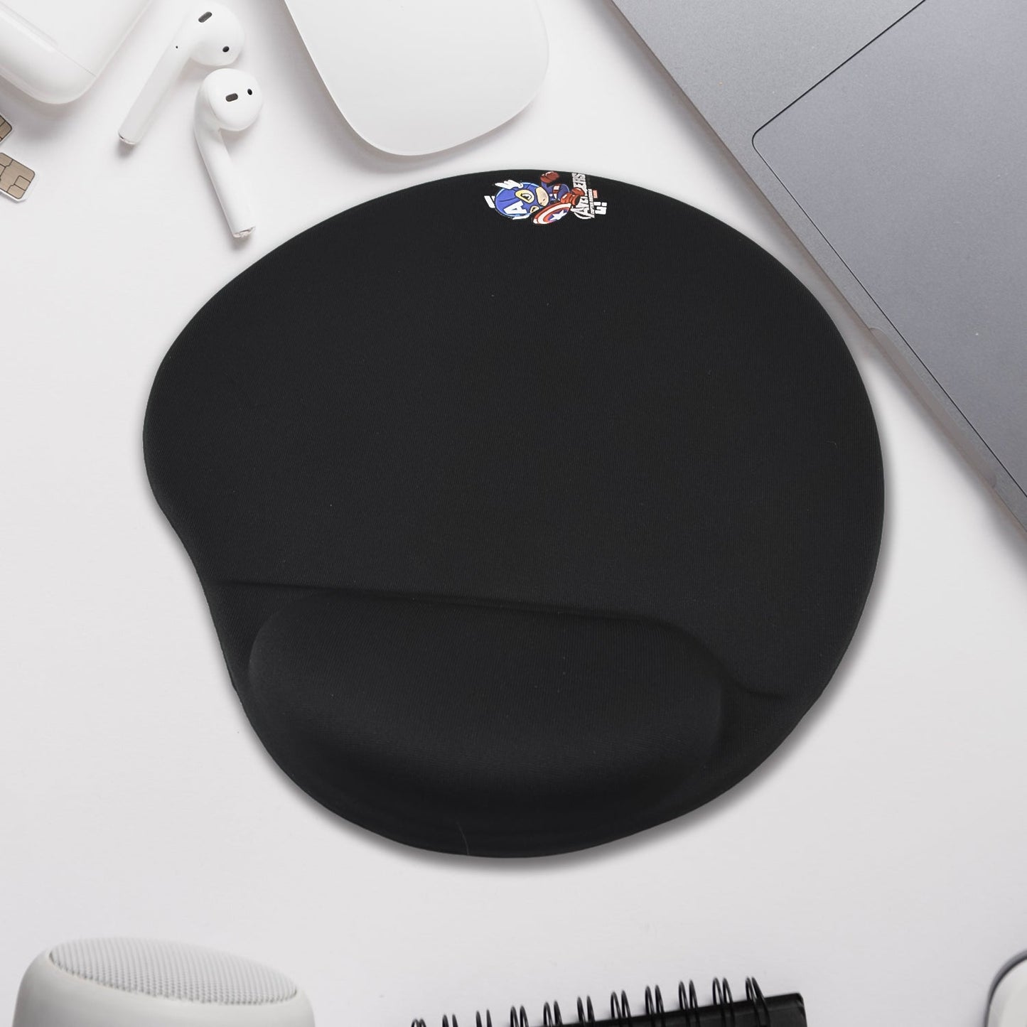 wrist support mouse pad, comfort wrist mouse pad, non slip gaming mouse mat, wrist cushion mouse pad, office ergonomic wrist rest pad