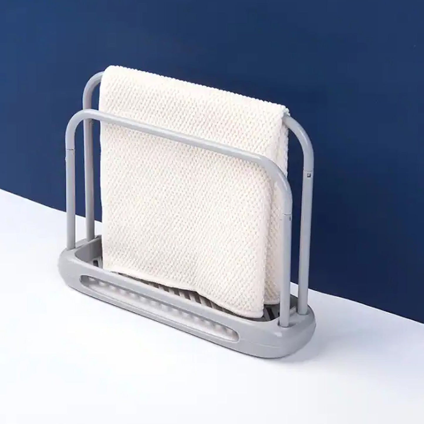 dishcloth hanging rack, kitchen towel hanger, reusable towel rack organizer