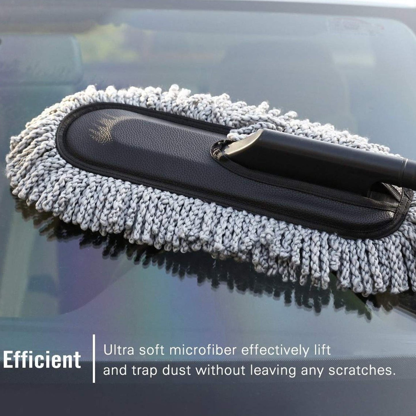 car duster, microfiber cleaning brush, car cleaning tool, long handle duster, multipurpose car brush, vehicle dust remover, interior cleaning brush