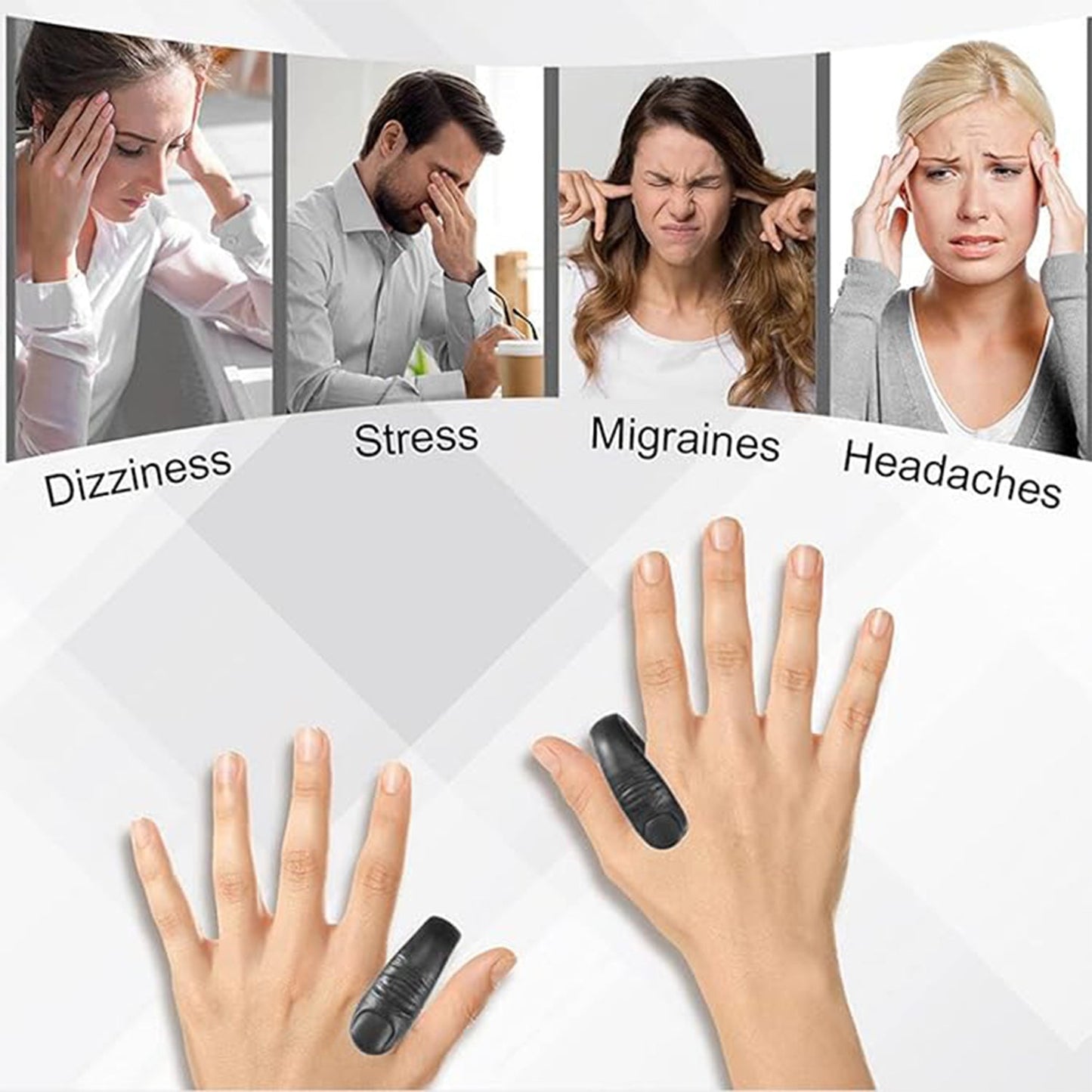 therapy clips for sugar level, pressure point devices India, hand acupressure sugar control clip, non-invasive diabetes care tool, plastic health therapy clip set