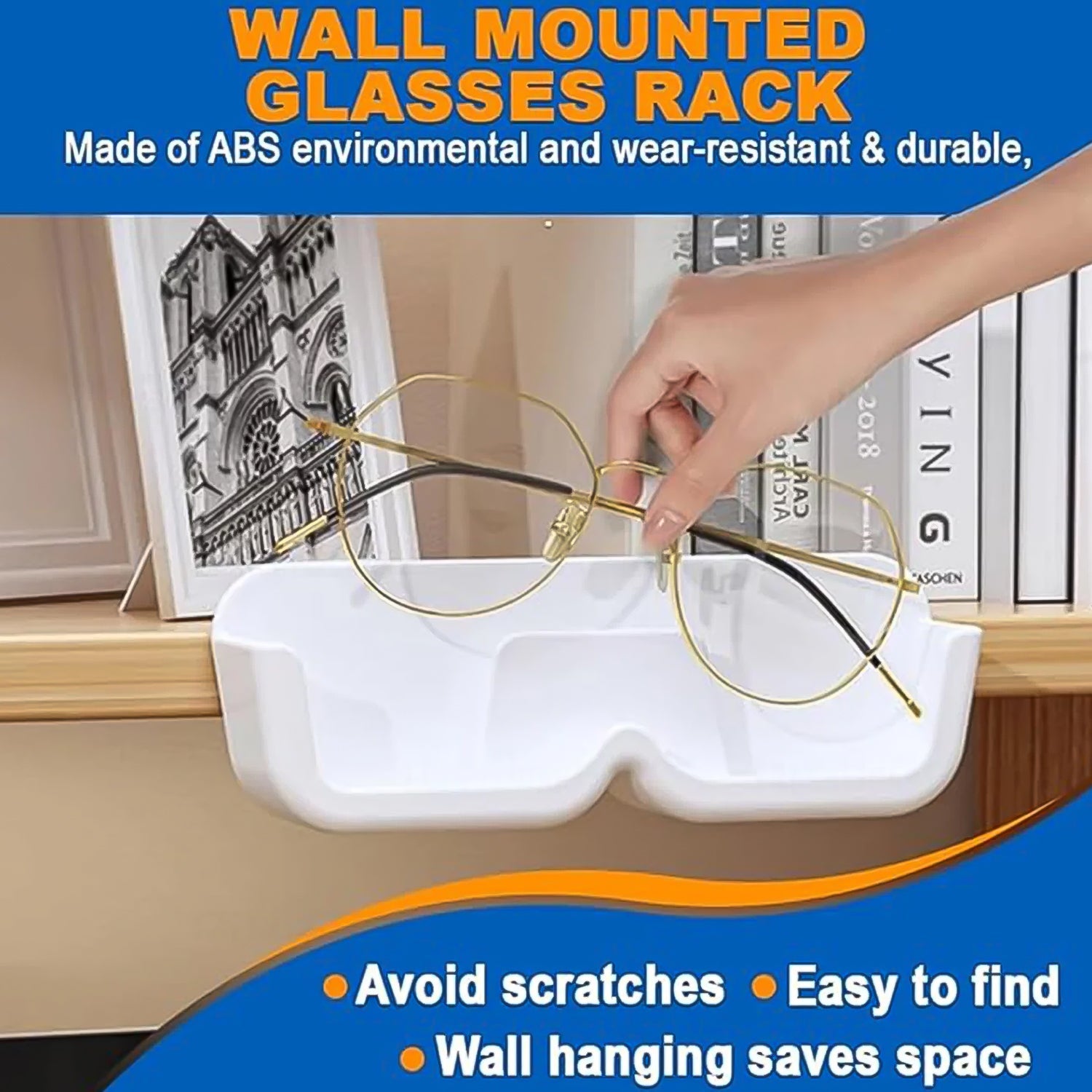 sunglasses holder, wall mount sunglasses rack, adhesive eyewear organizer, sunglasses wall stand, wall hooks for glasses, sunglass storage solution, wall mounted glasses hanger, eyewear organizer set