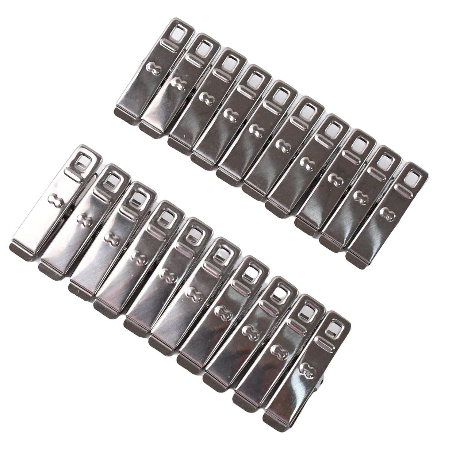 heavy duty cloth drying clips for sarees and jeans, anti-rust metal cloth clips for long-lasting use, multipurpose steel pegs for kitchen and laundry