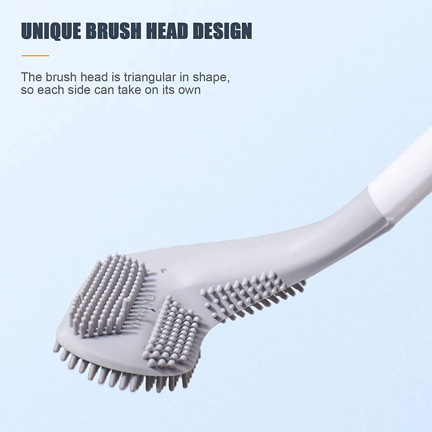 Stylish golf toilet cleaner brush with a holder. golf toilet brush, silicone toilet brush, wall-mounted toilet cleaner, 360 degree toilet brush, TPR toilet brush, magic hook toilet brush, toilet cleaning brush India