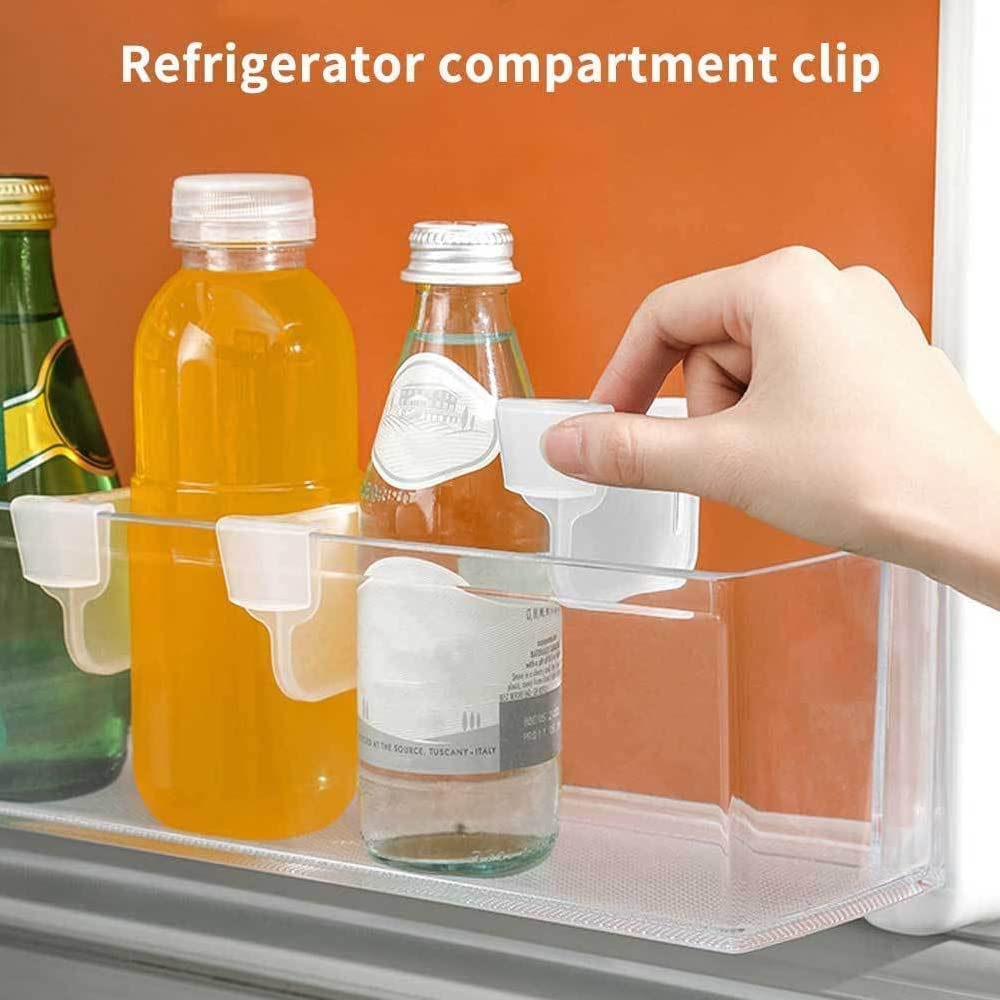 refrigerator space organizer, fridge bin divider set, fridge storage container India, kitchen fridge baskets, plastic partition bins