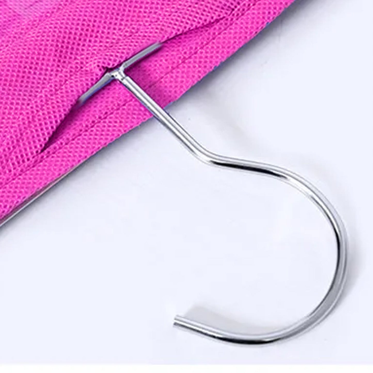 6 pocket hanging purse organizer for wardrobe, transparent handbag organizer for closet, vertical hanging shelf for purse storage,