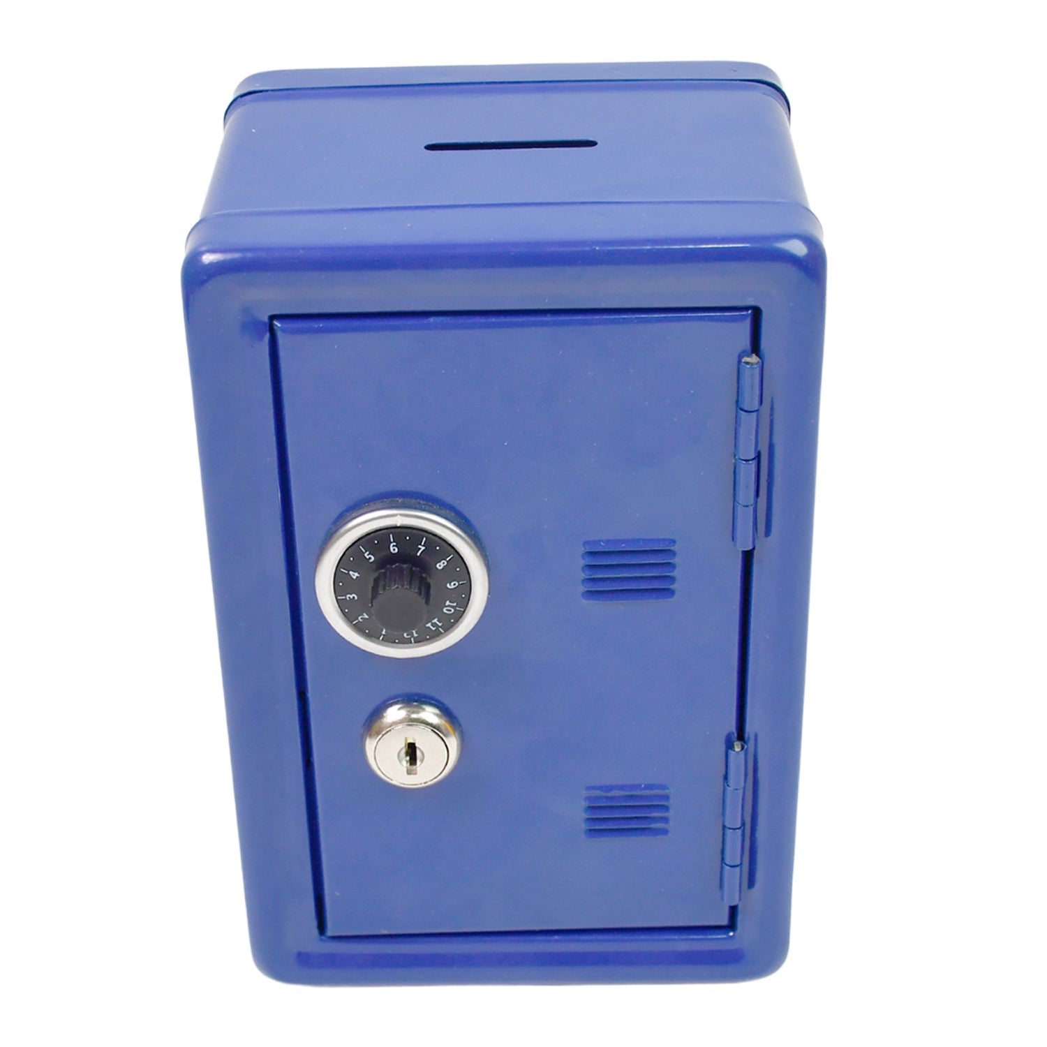 lockable coin bank for home use, metal savings bank for kids, secure money box for teaching savings,