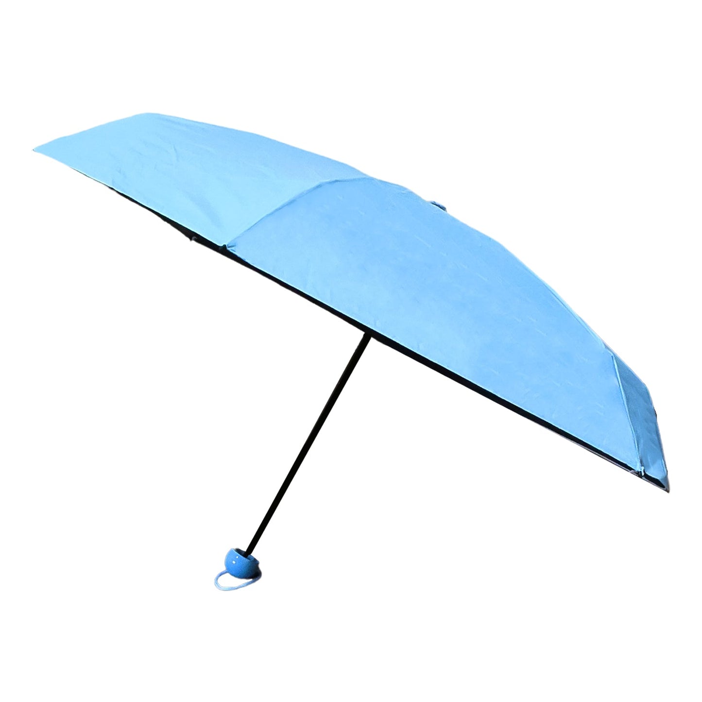 compact capsule umbrella, 5‑fold travel umbrella, manual fold umbrella with case, pocket travel umbrella, foldable capsule travel umbrella,