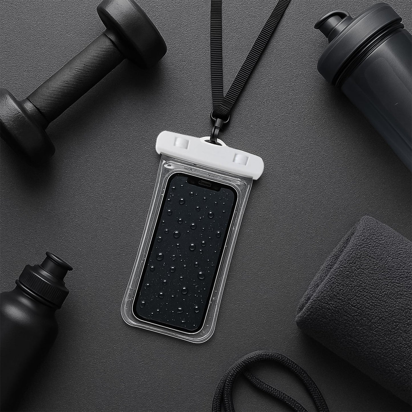 waterproof mobile pouch, mobile pouch with neck strap, underwater phone cover, waterproof phone case, mobile pouch for swimming, universal waterproof pouch